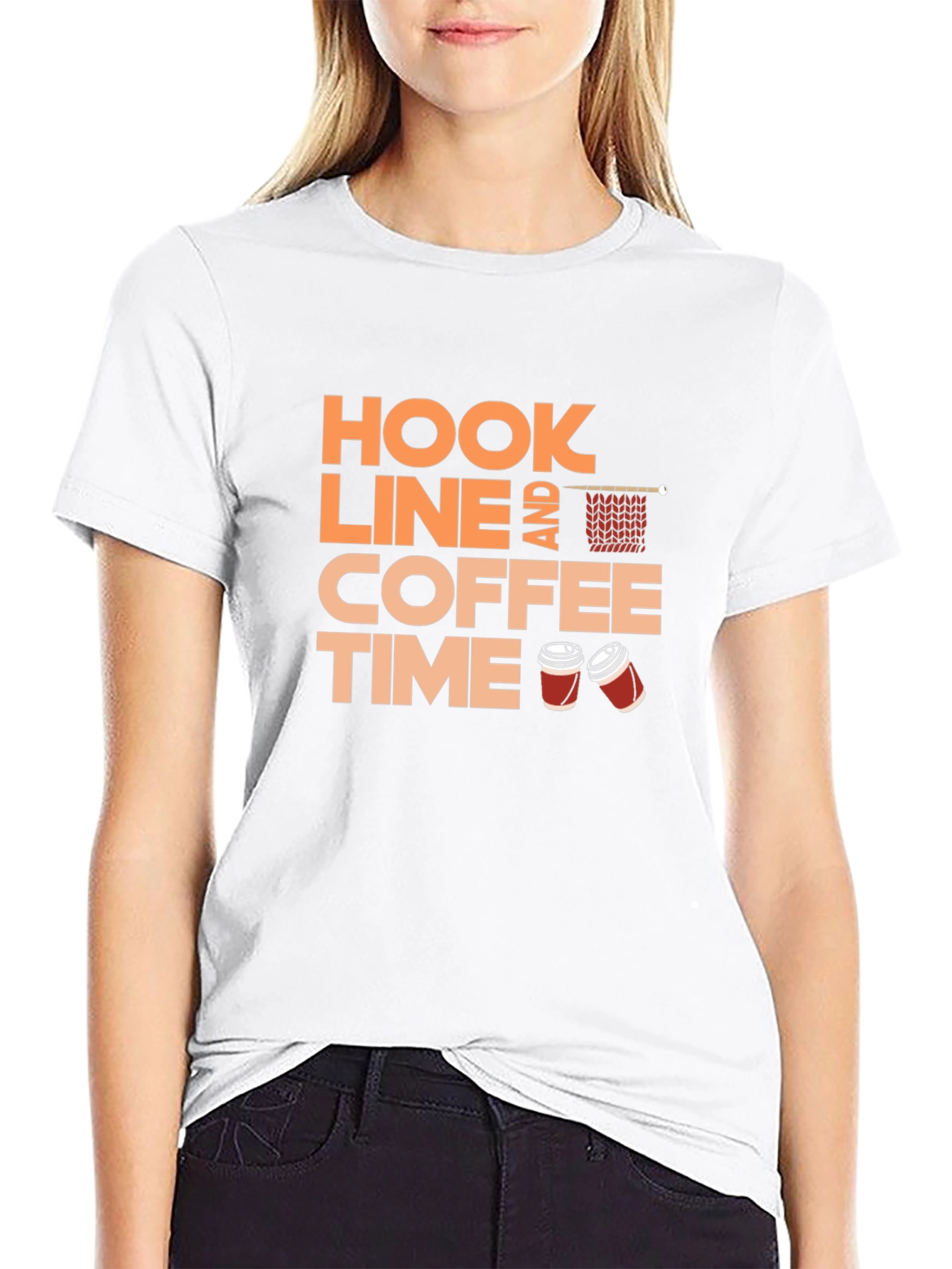Hook Line & Coffee Time T-Shirt