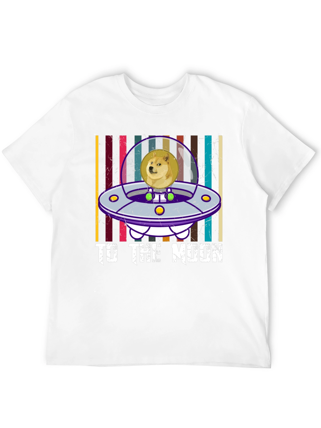 Doge To The Moon UFO Graphic Tee