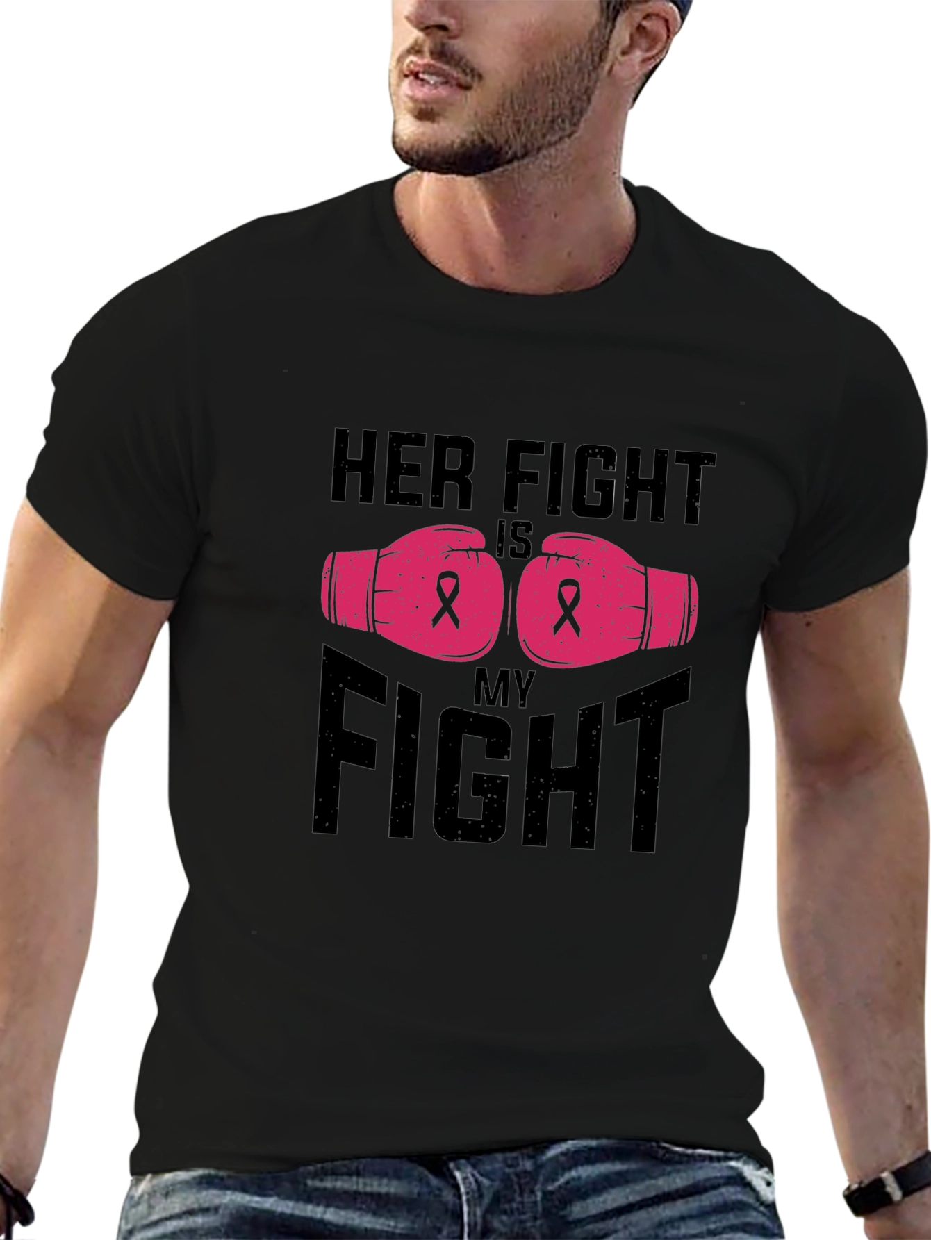 Her Fight Is My Fight Breast Cancer Awareness T-Shirt