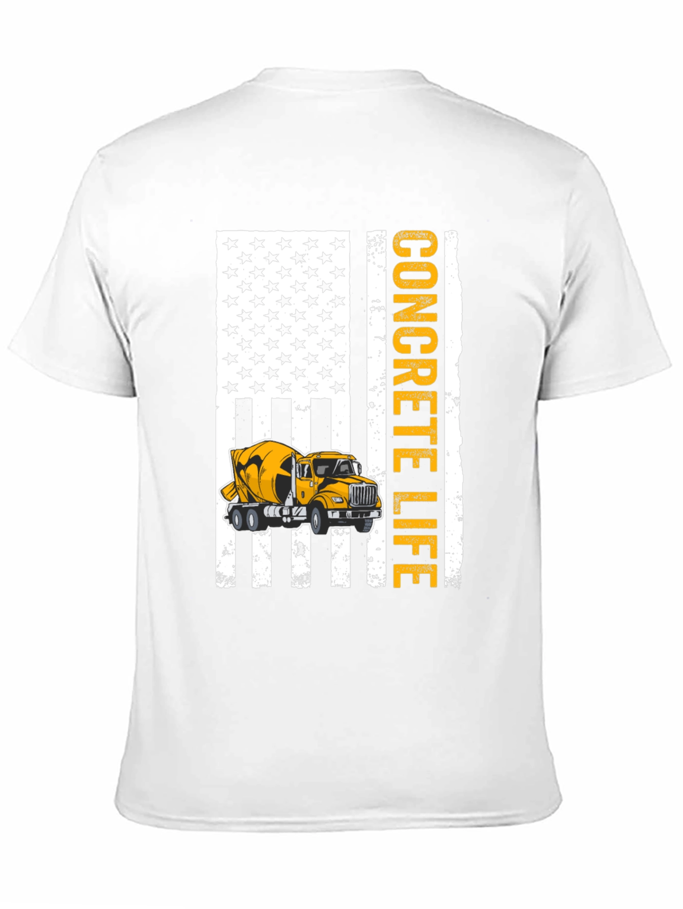 Concrete Life American Flag T-Shirt