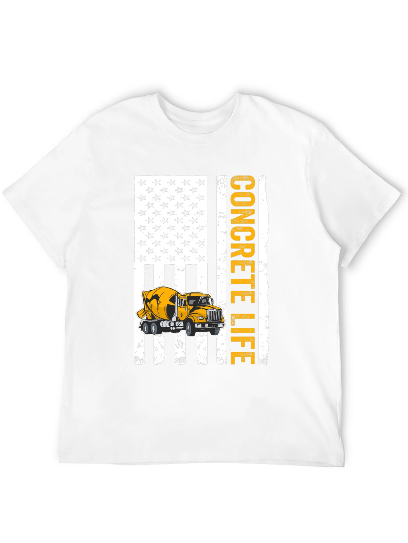 Concrete Life American Flag T-Shirt