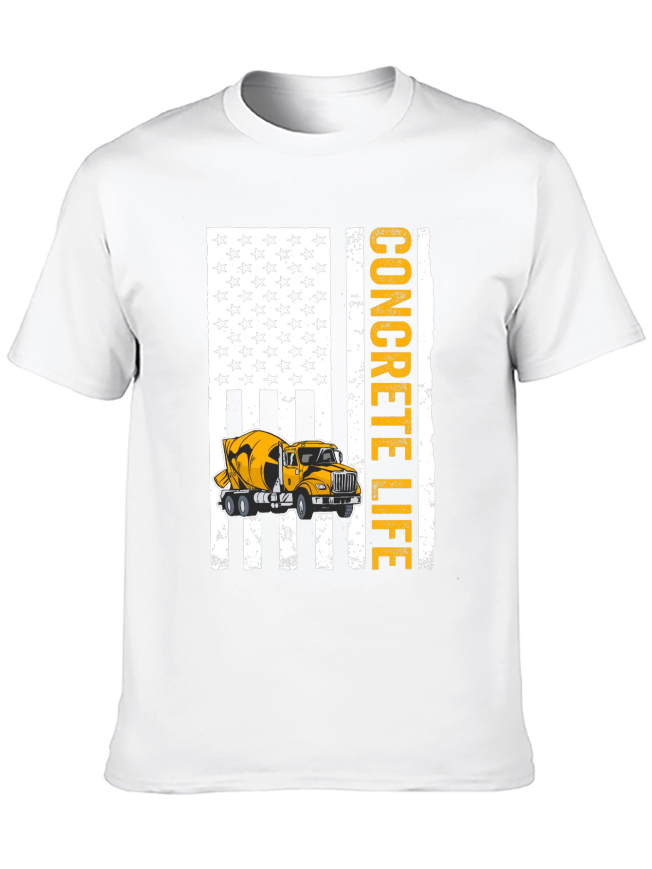 Concrete Life American Flag T-Shirt