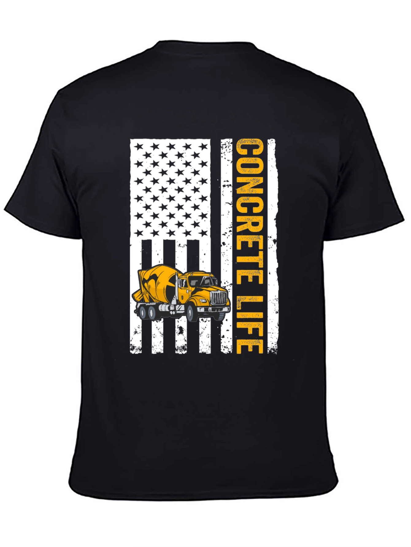 Concrete Life American Flag T-Shirt
