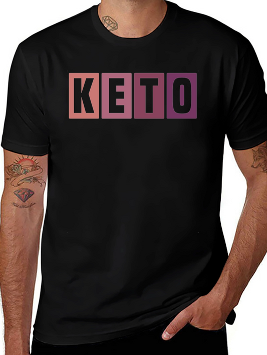 KETO Graphic Tee - Stylish and Comfortable Fitness Apparel