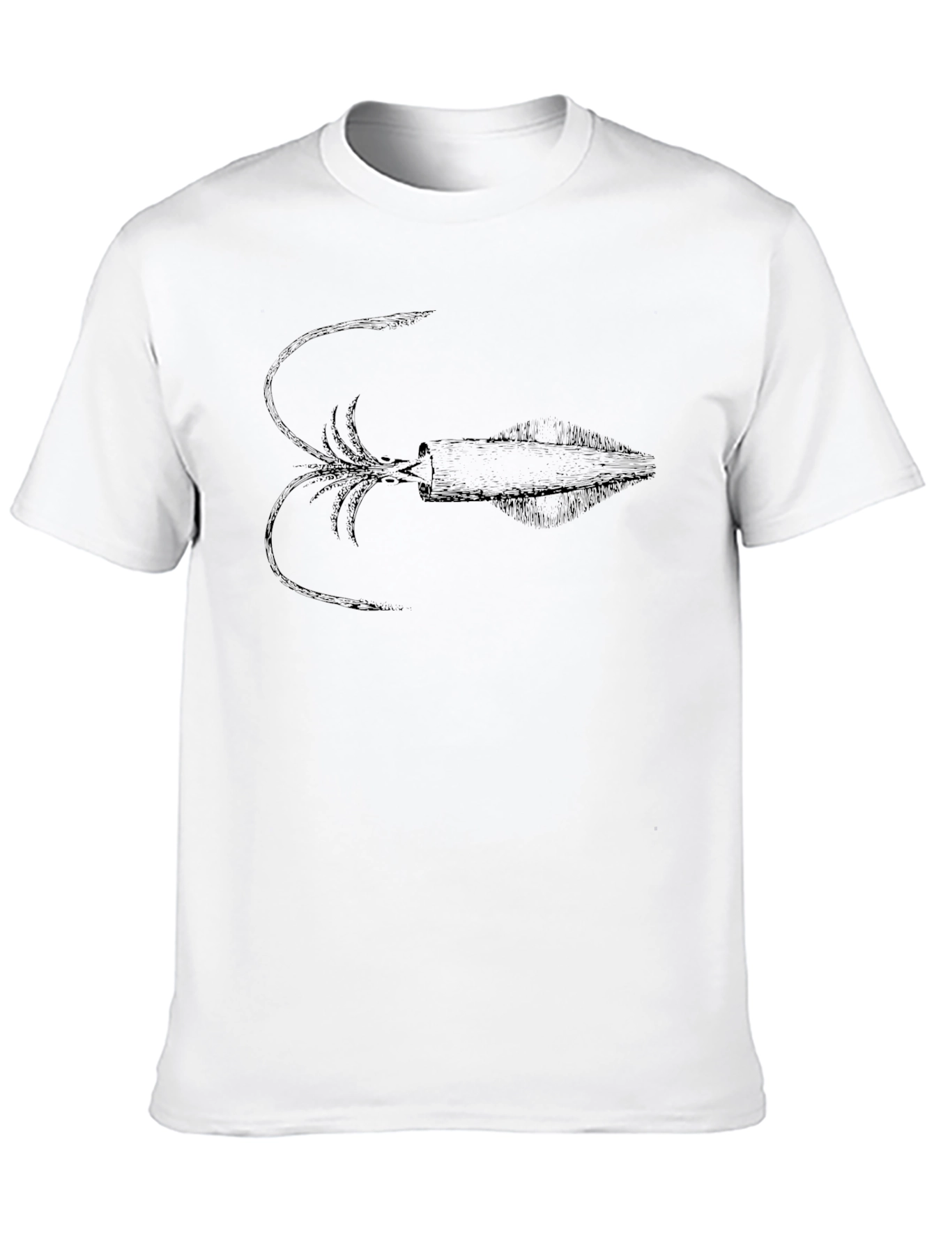 Squid Graphic Tee - Black