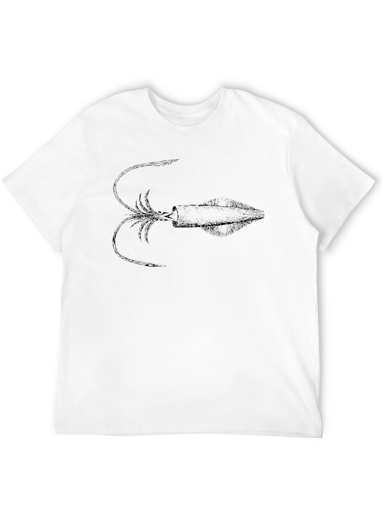 Squid Graphic Tee - Black