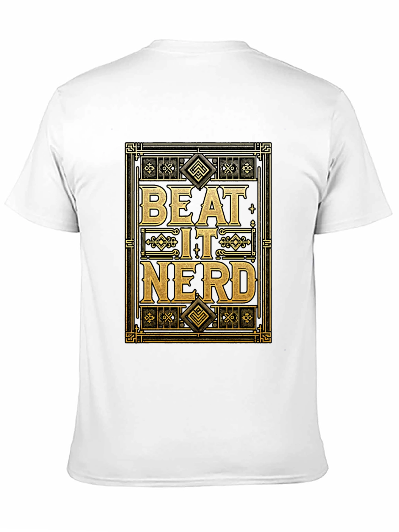 Beat It Nerd Graphic Tee - Bold Statement T-Shirt