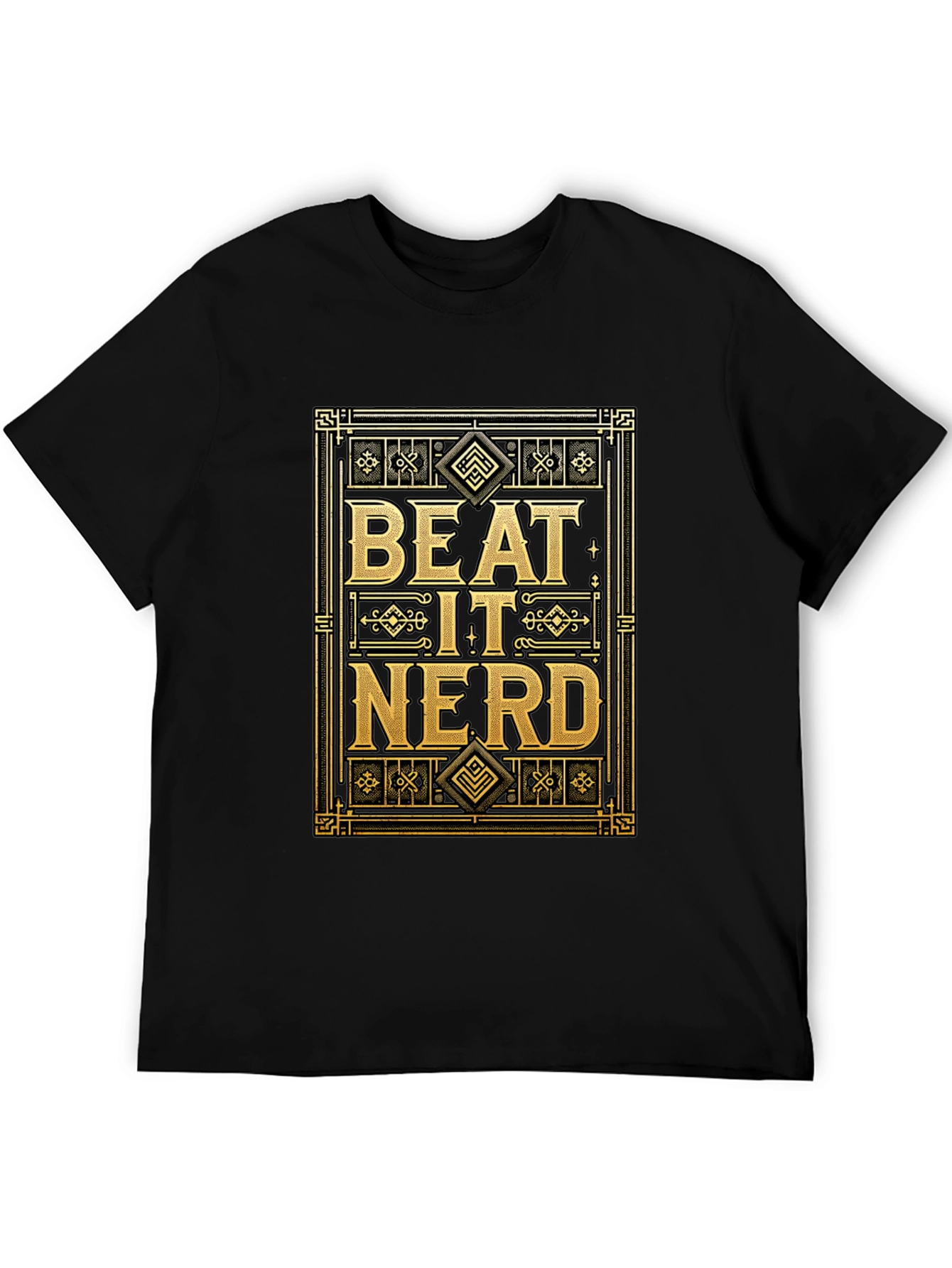 Beat It Nerd Graphic Tee - Bold Statement T-Shirt
