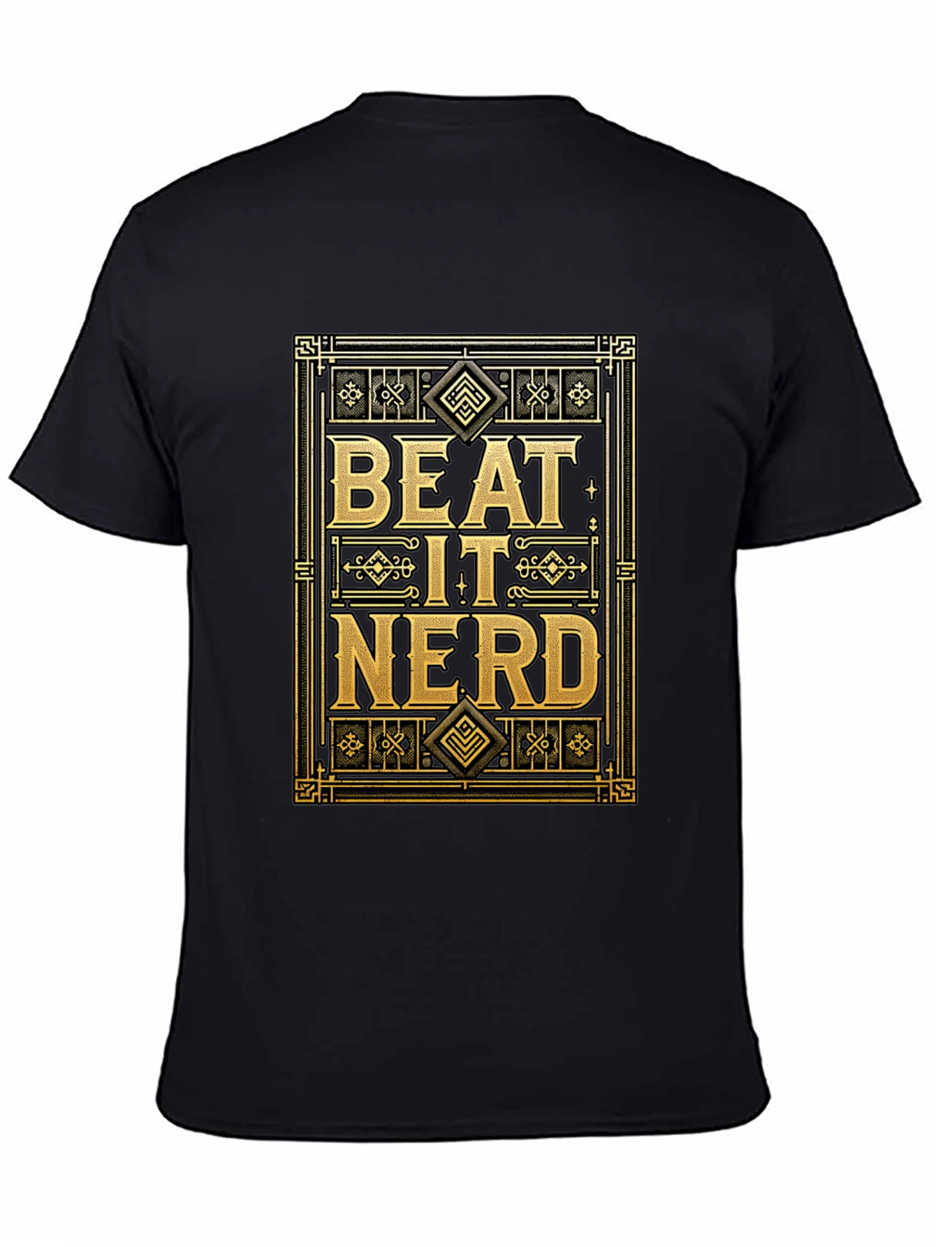Beat It Nerd Graphic Tee - Bold Statement T-Shirt