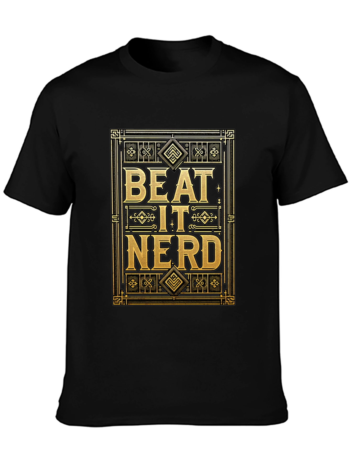 Beat It Nerd Graphic Tee - Bold Statement T-Shirt