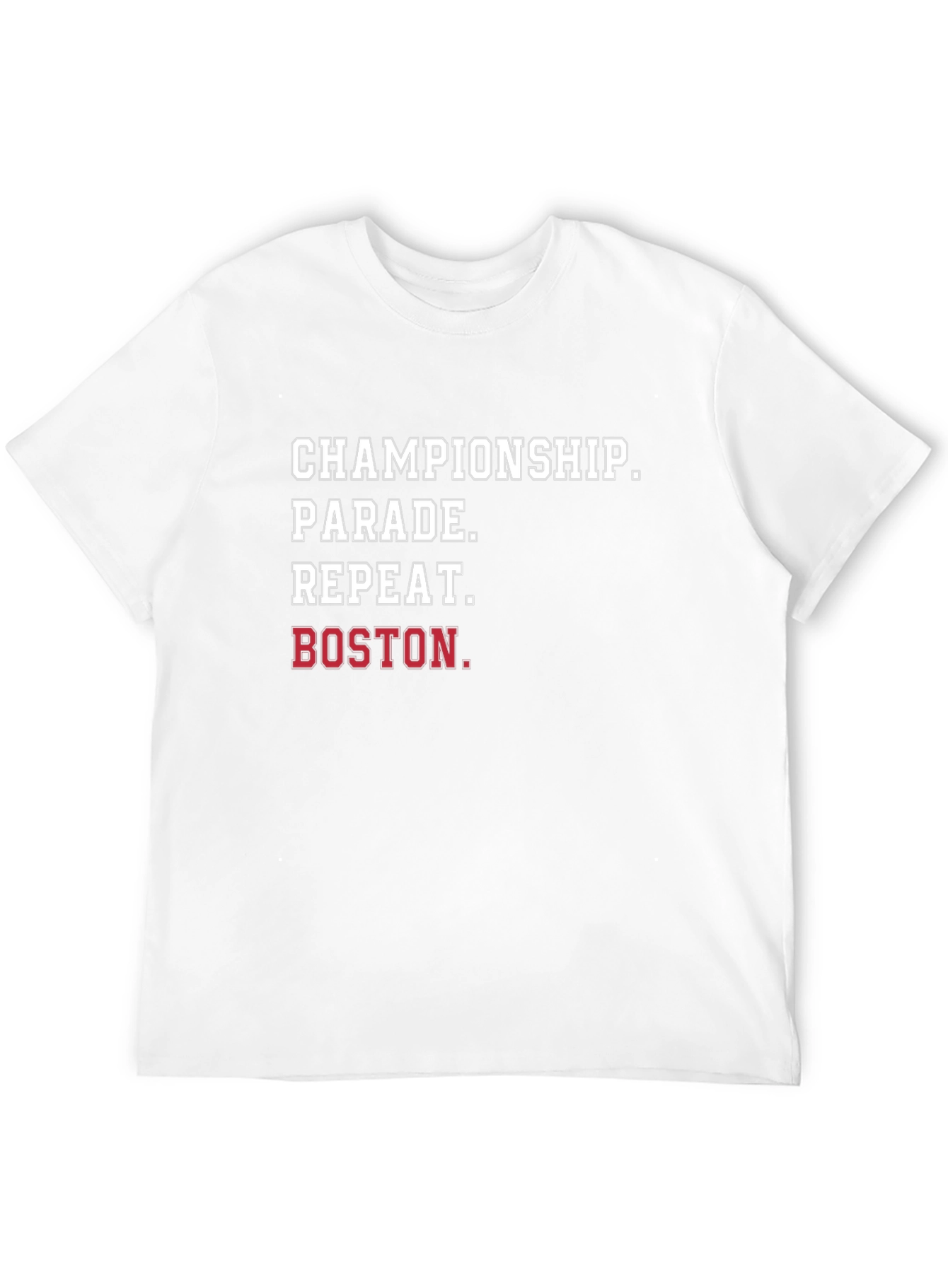 Boston Championship Parade Repeat T-Shirt