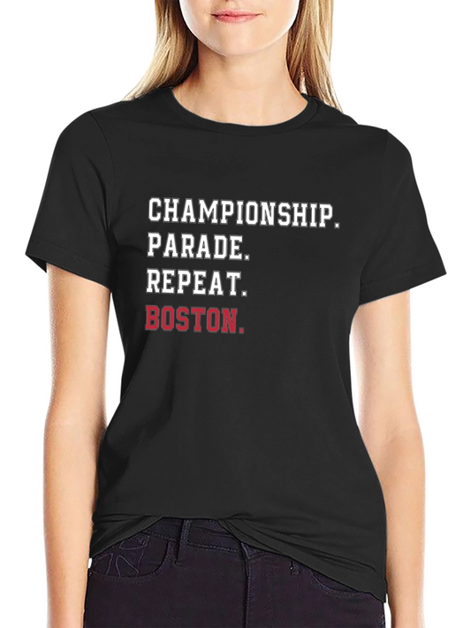 Boston Championship Parade Repeat T-Shirt
