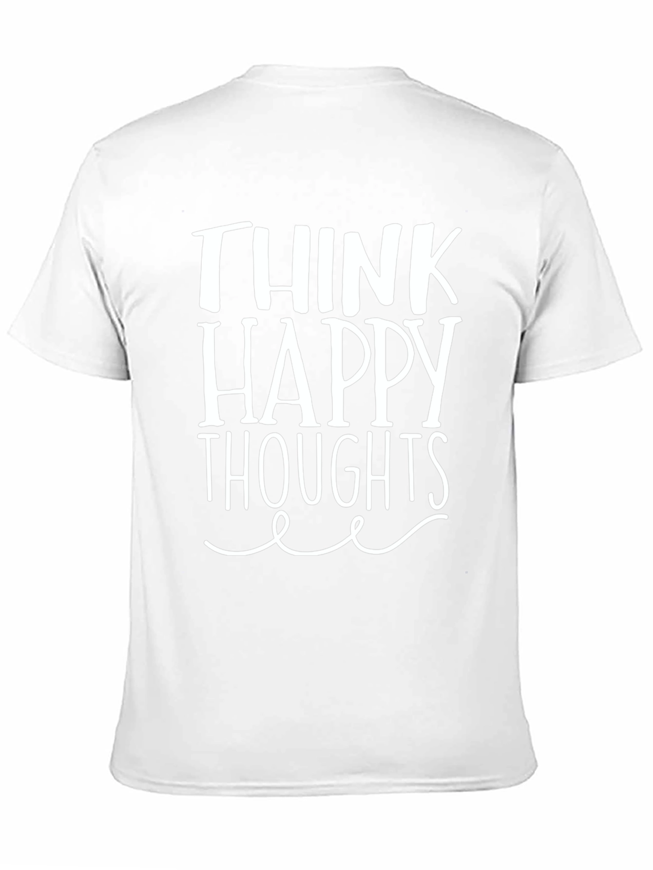 Think Happy Thoughts Graphic Tee - Black
