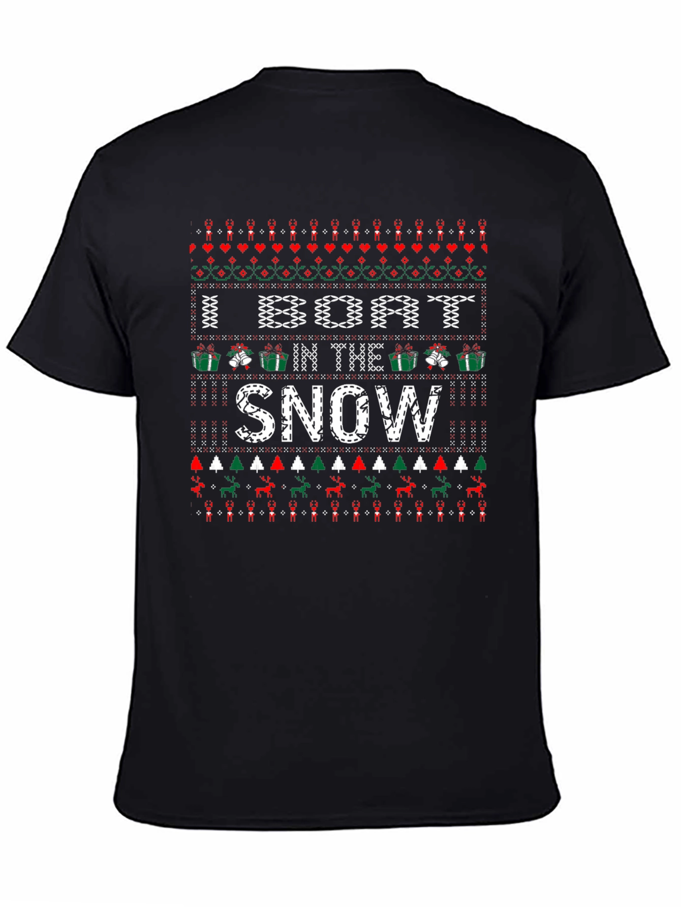Funny Ugly Christmas Sweater Style T-Shirt