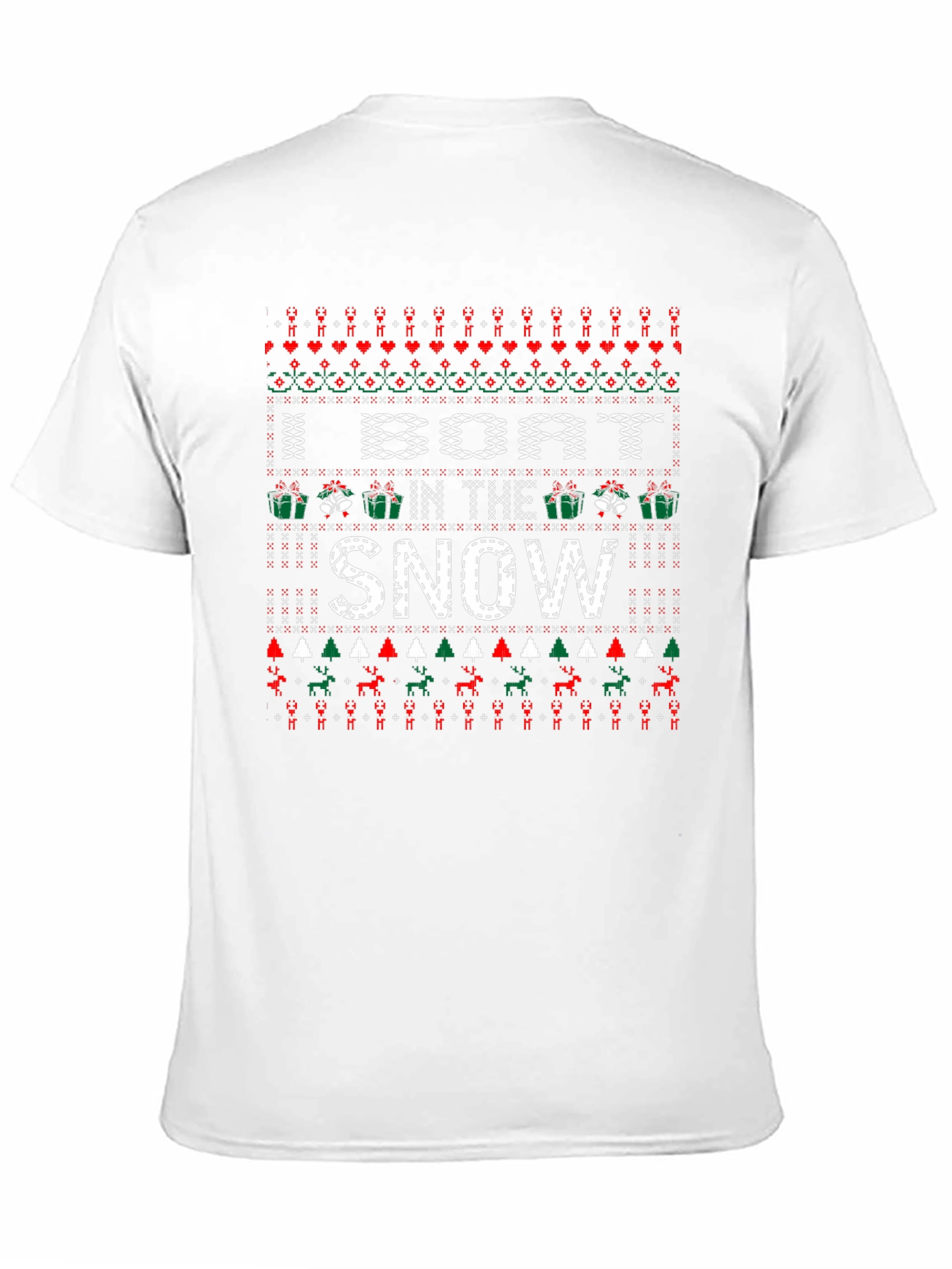 Funny Ugly Christmas Sweater Style T-Shirt