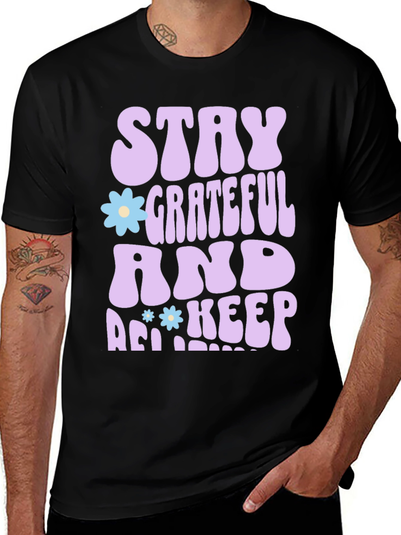 Stay Grateful Graphic T-Shirt