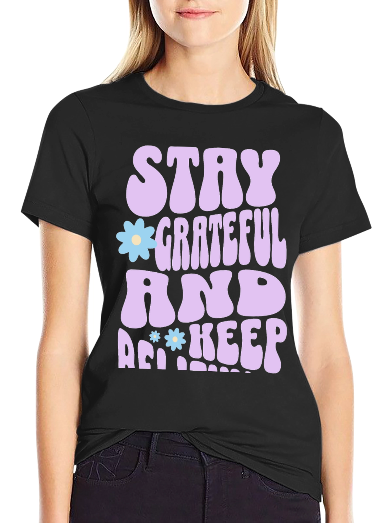 Stay Grateful Graphic T-Shirt