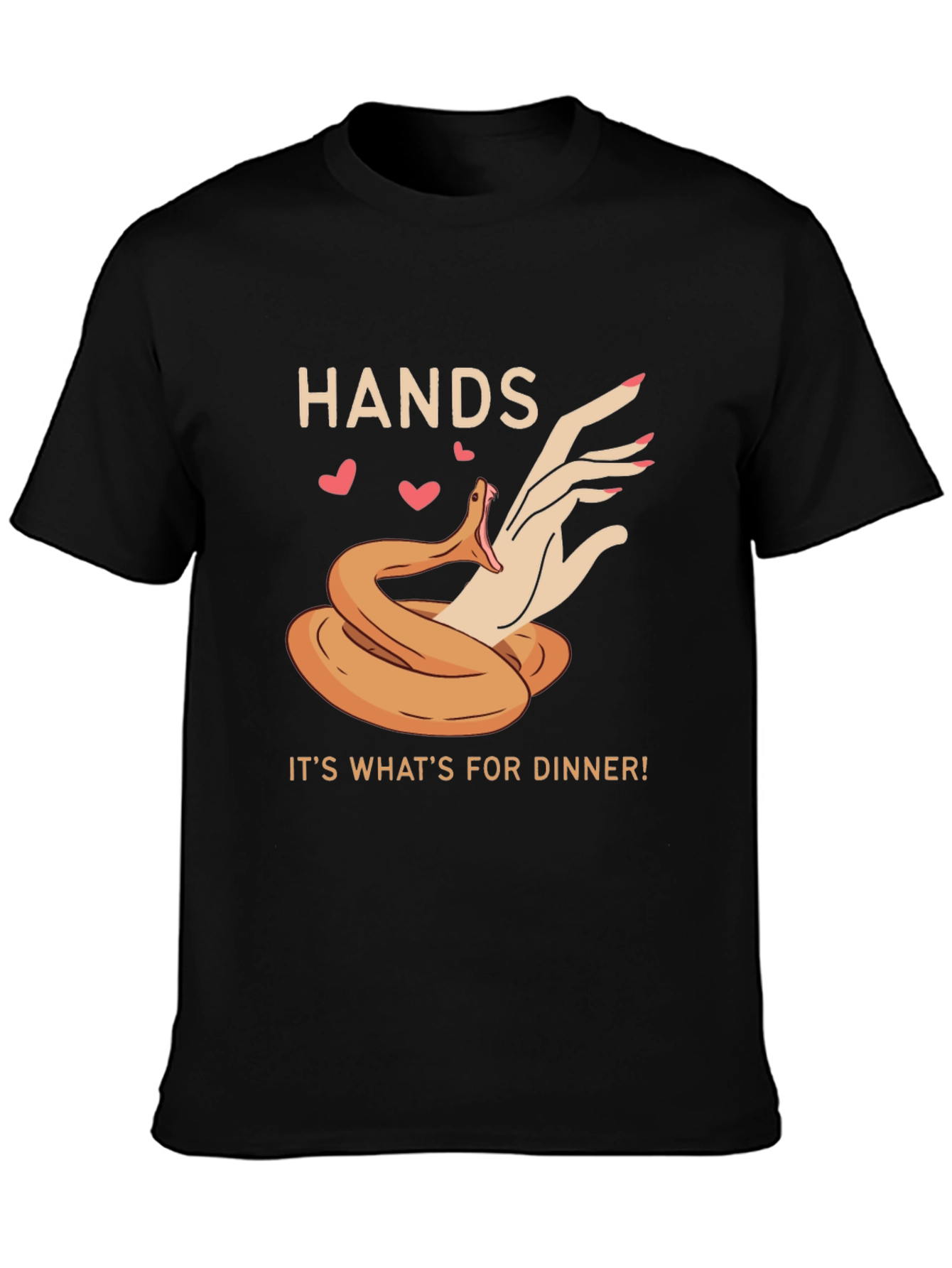 Hands for Dinner T-Shirt - Snake Graphic Tee