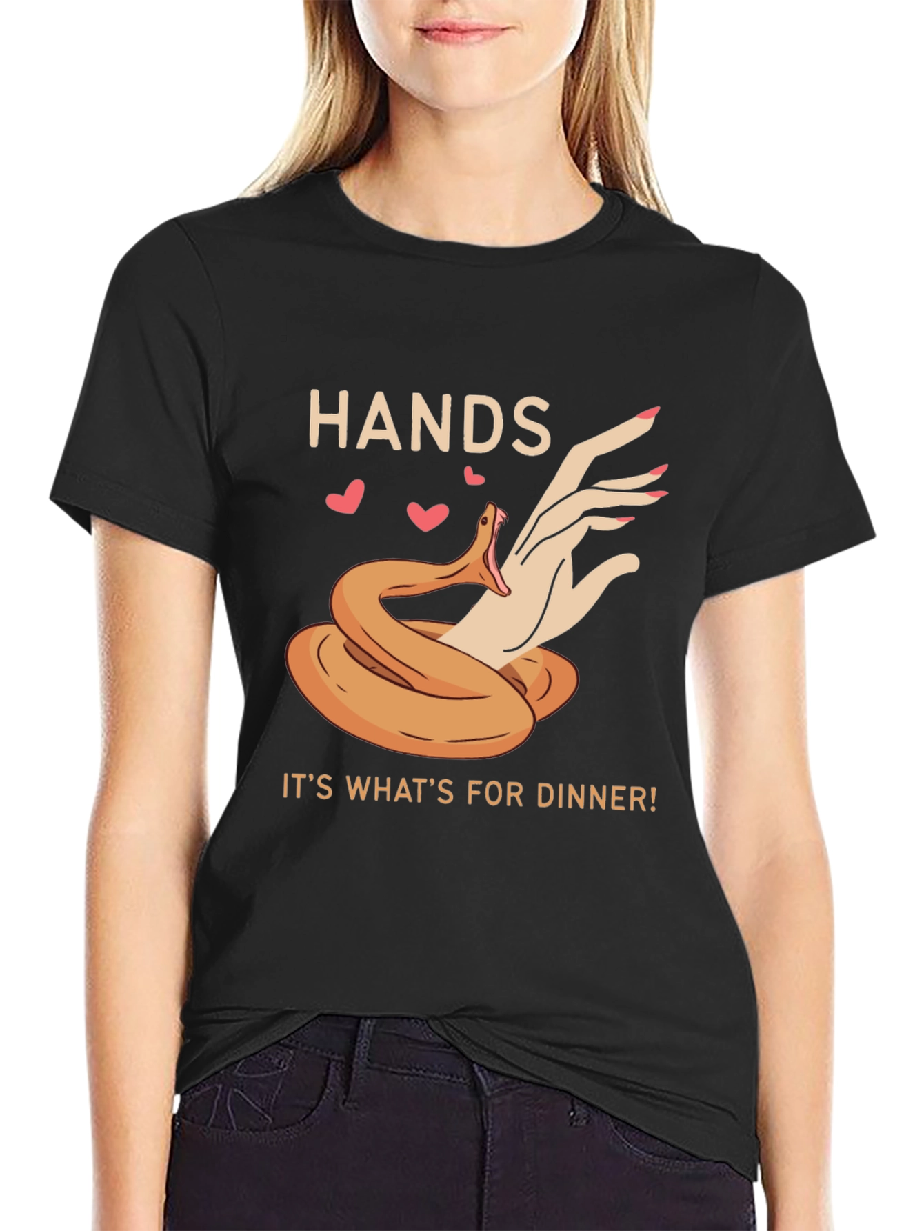 Hands for Dinner T-Shirt - Snake Graphic Tee