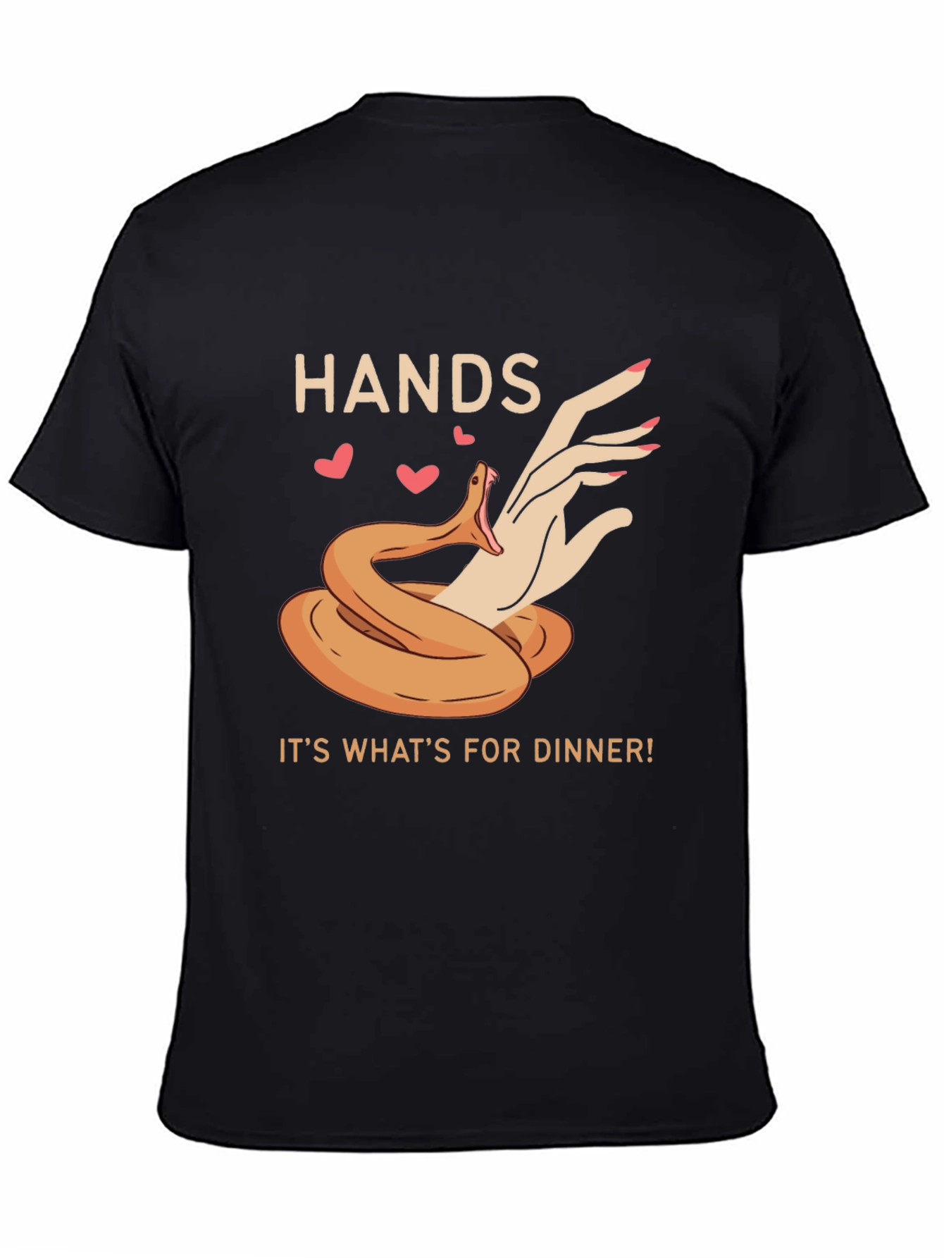 Hands for Dinner T-Shirt - Snake Graphic Tee