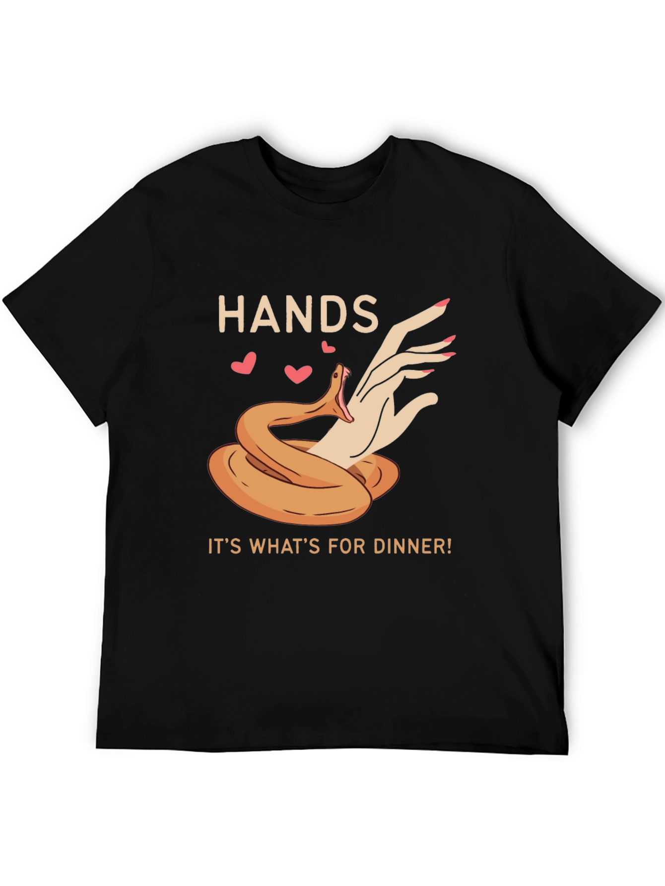 Hands for Dinner T-Shirt - Snake Graphic Tee