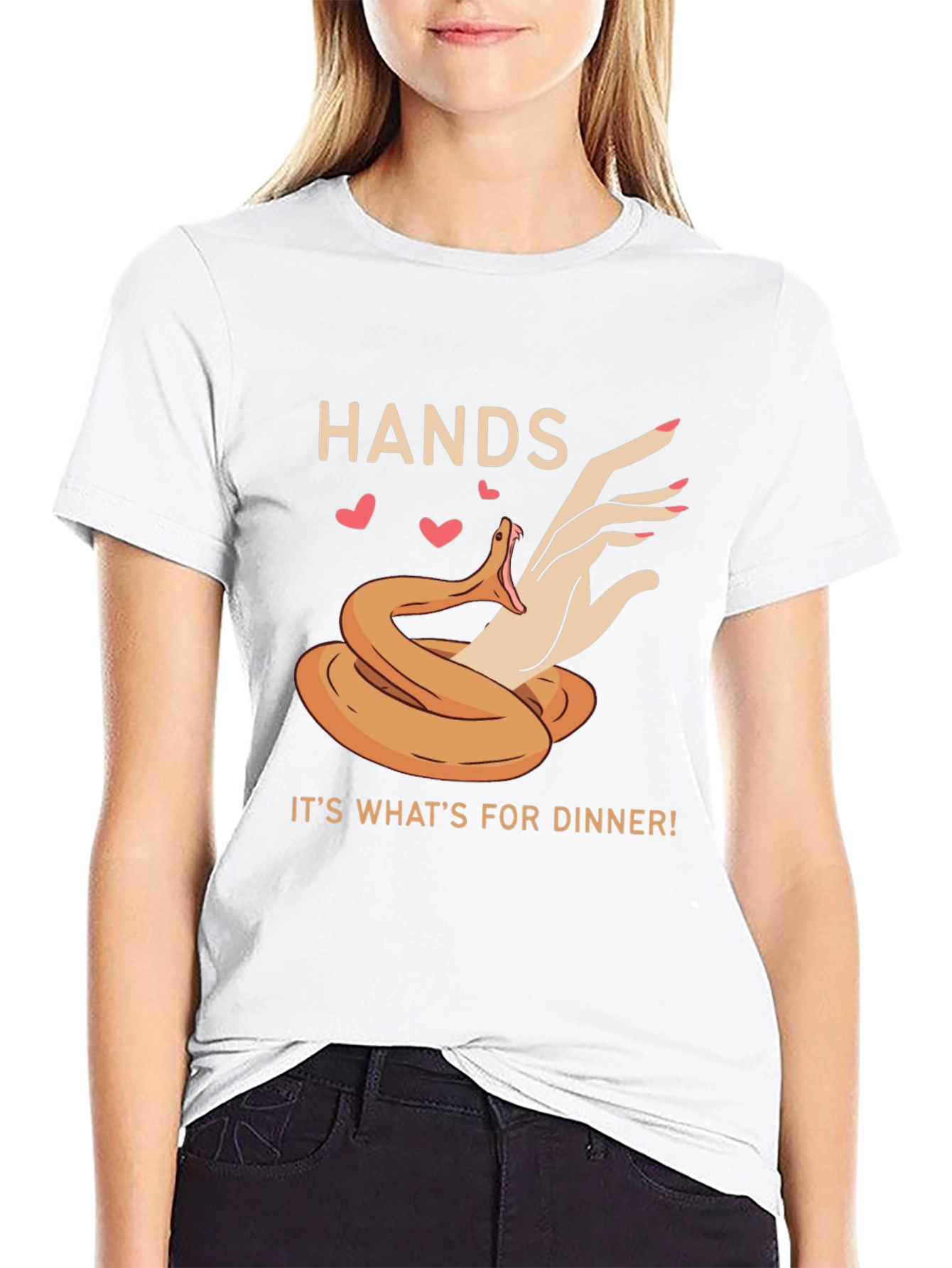 Hands for Dinner T-Shirt - Snake Graphic Tee