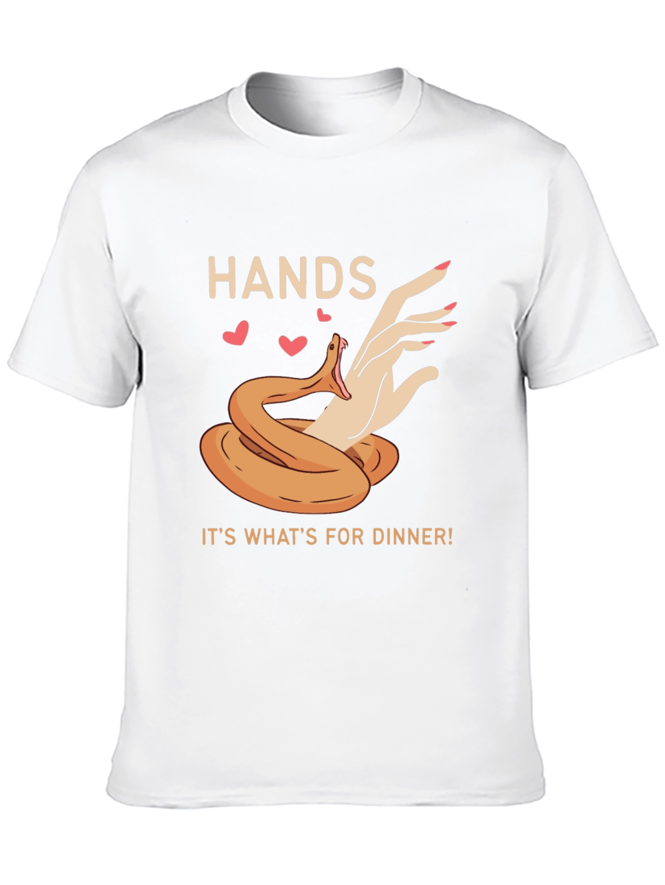 Hands for Dinner T-Shirt - Snake Graphic Tee