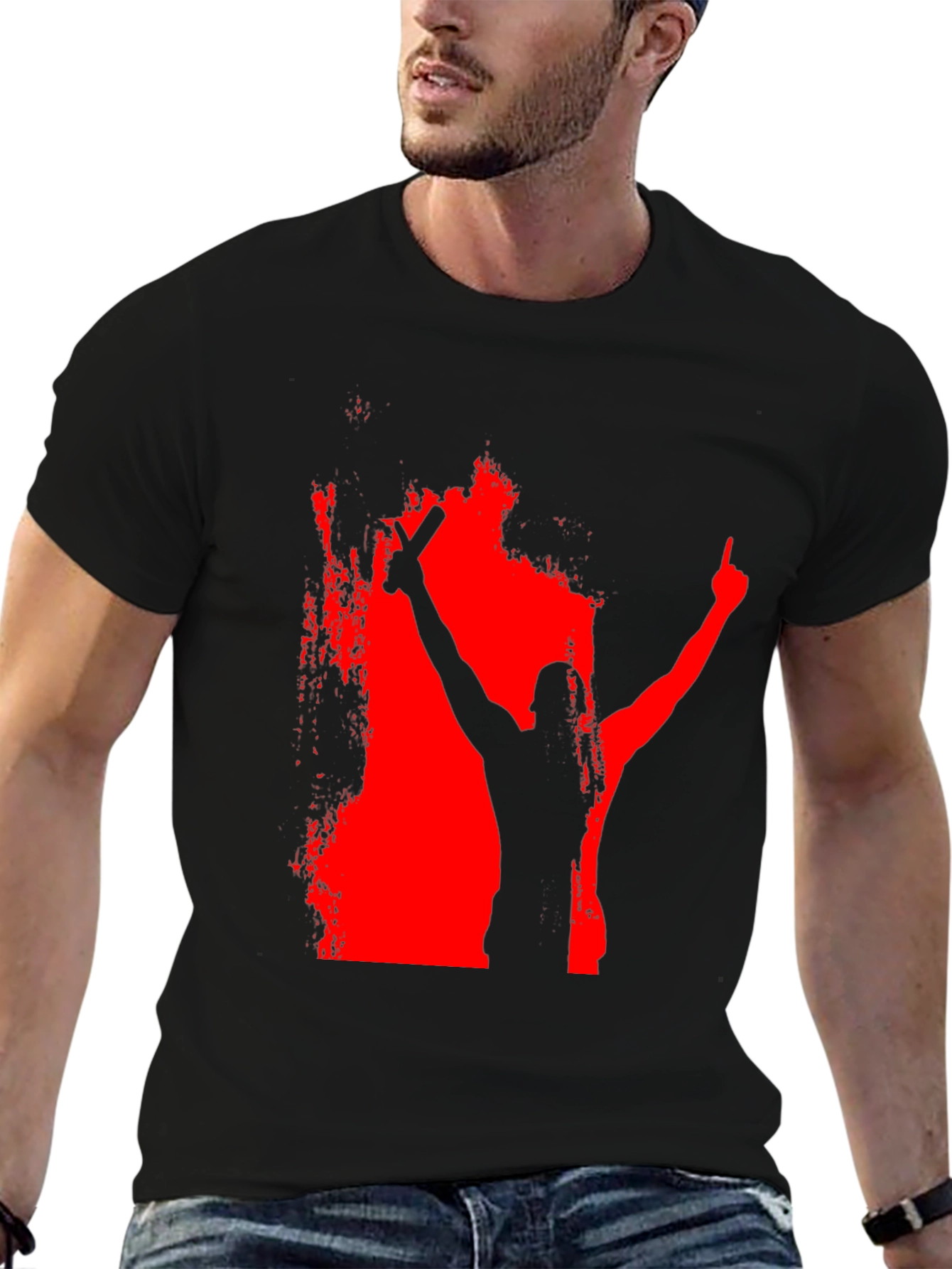 Silhouette Rockstar Black T-Shirt
