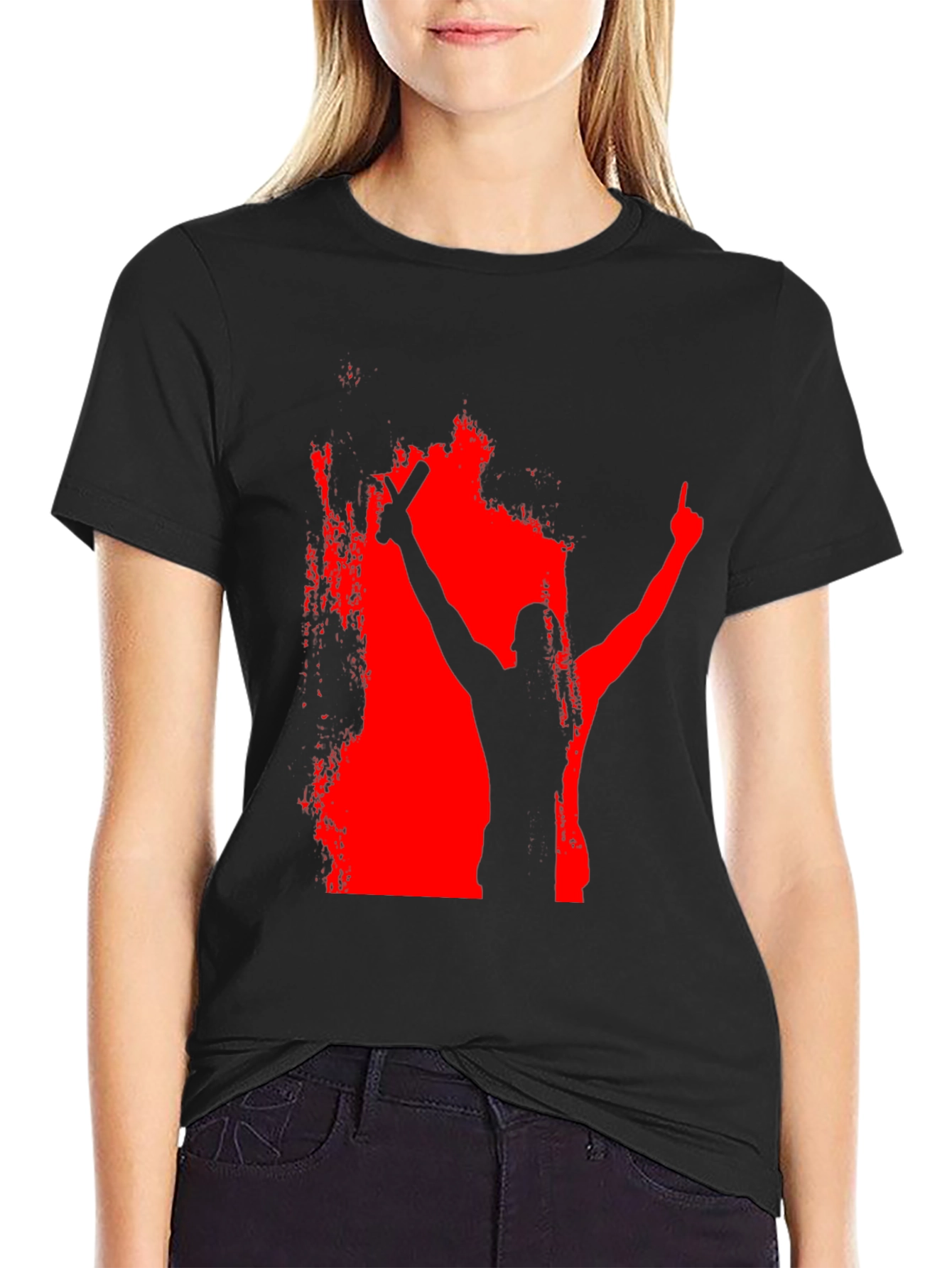 Silhouette Rockstar Black T-Shirt