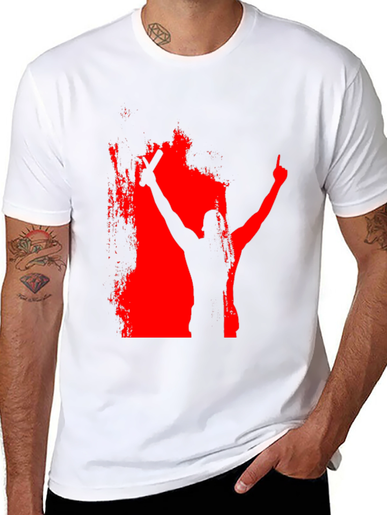 Silhouette Rockstar Black T-Shirt