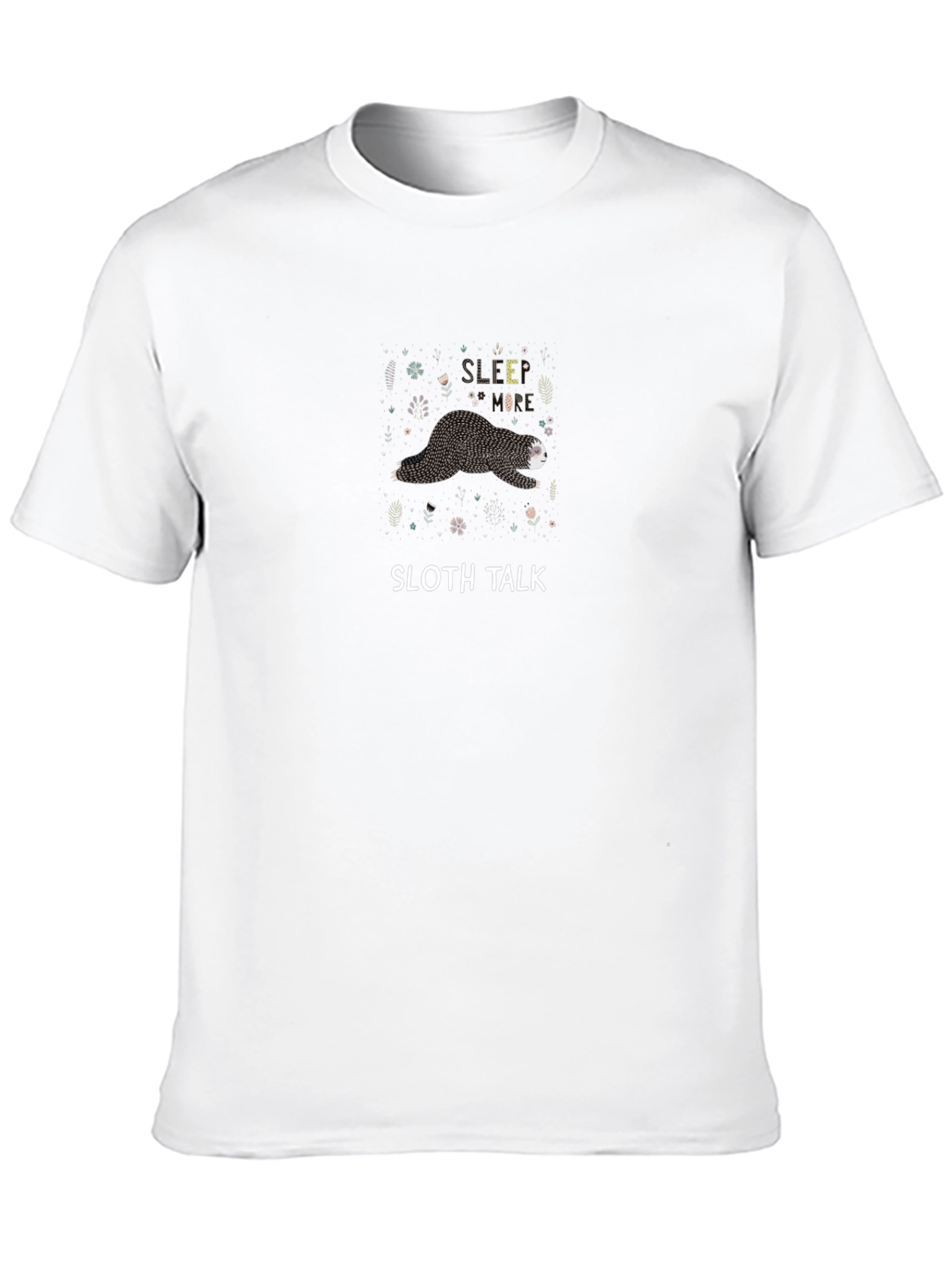 Sloth Talk Graphic Tee - Sleepy Style