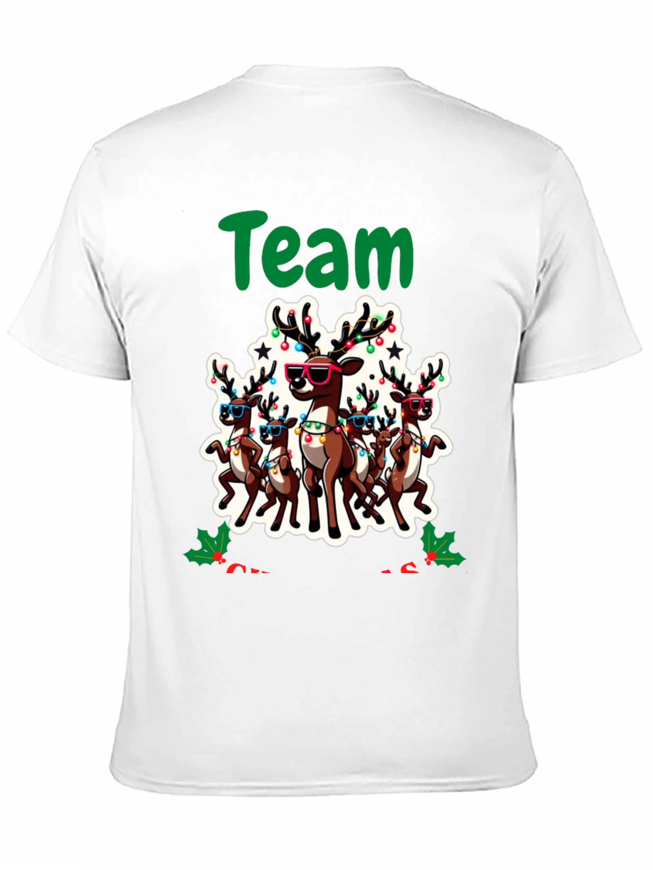 Team Reindeer Holiday Graphic Tee