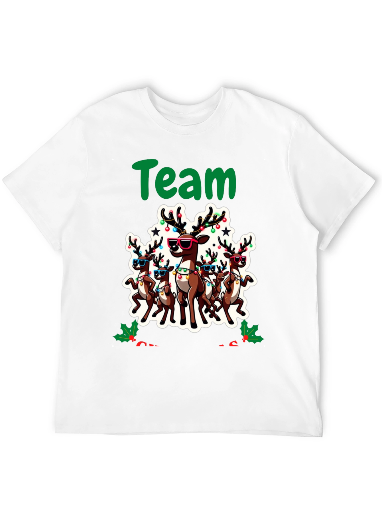 Team Reindeer Holiday Graphic Tee
