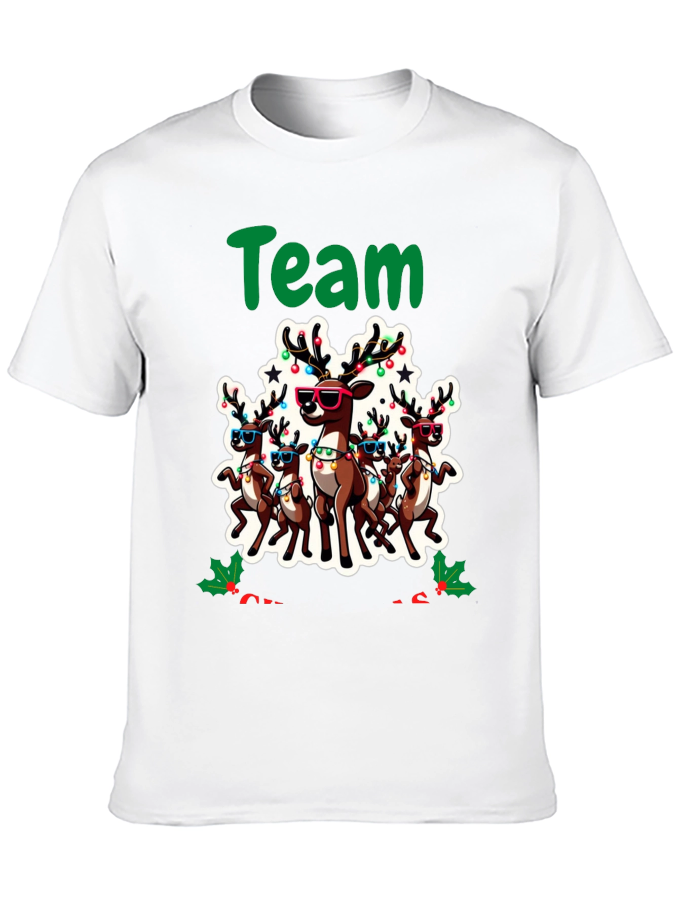 Team Reindeer Holiday Graphic Tee