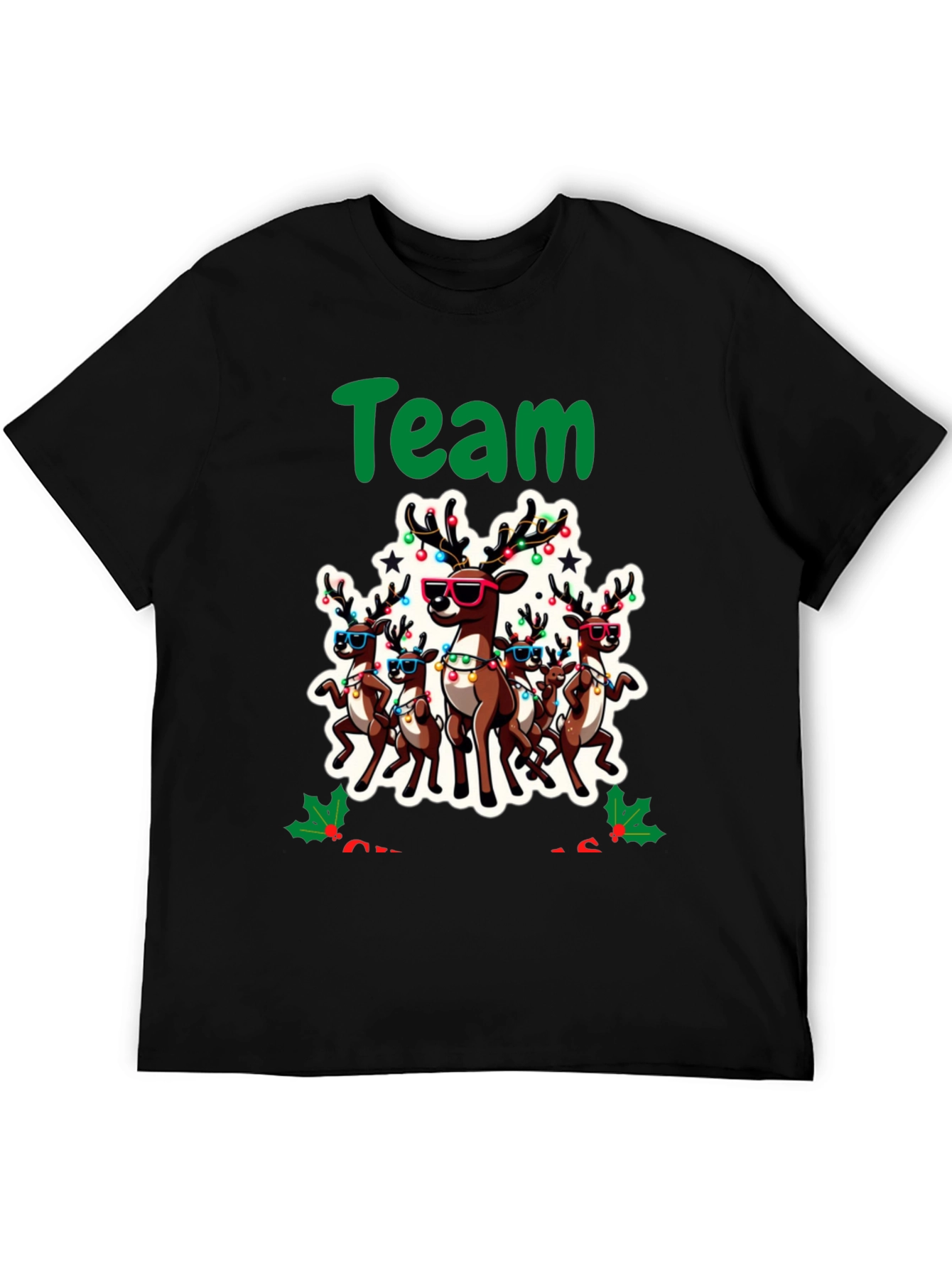 Team Reindeer Holiday Graphic Tee