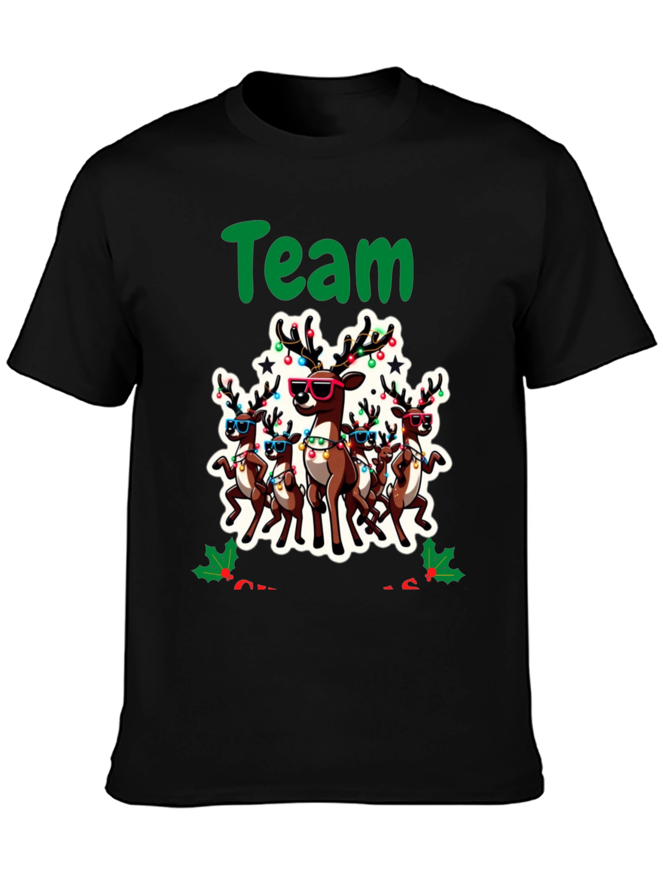 Team Reindeer Holiday Graphic Tee