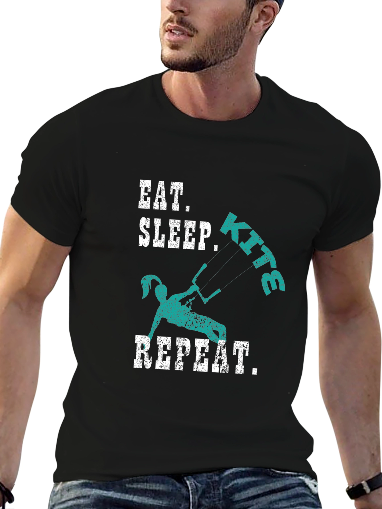 Eat Sleep Kite Repeat T-Shirt