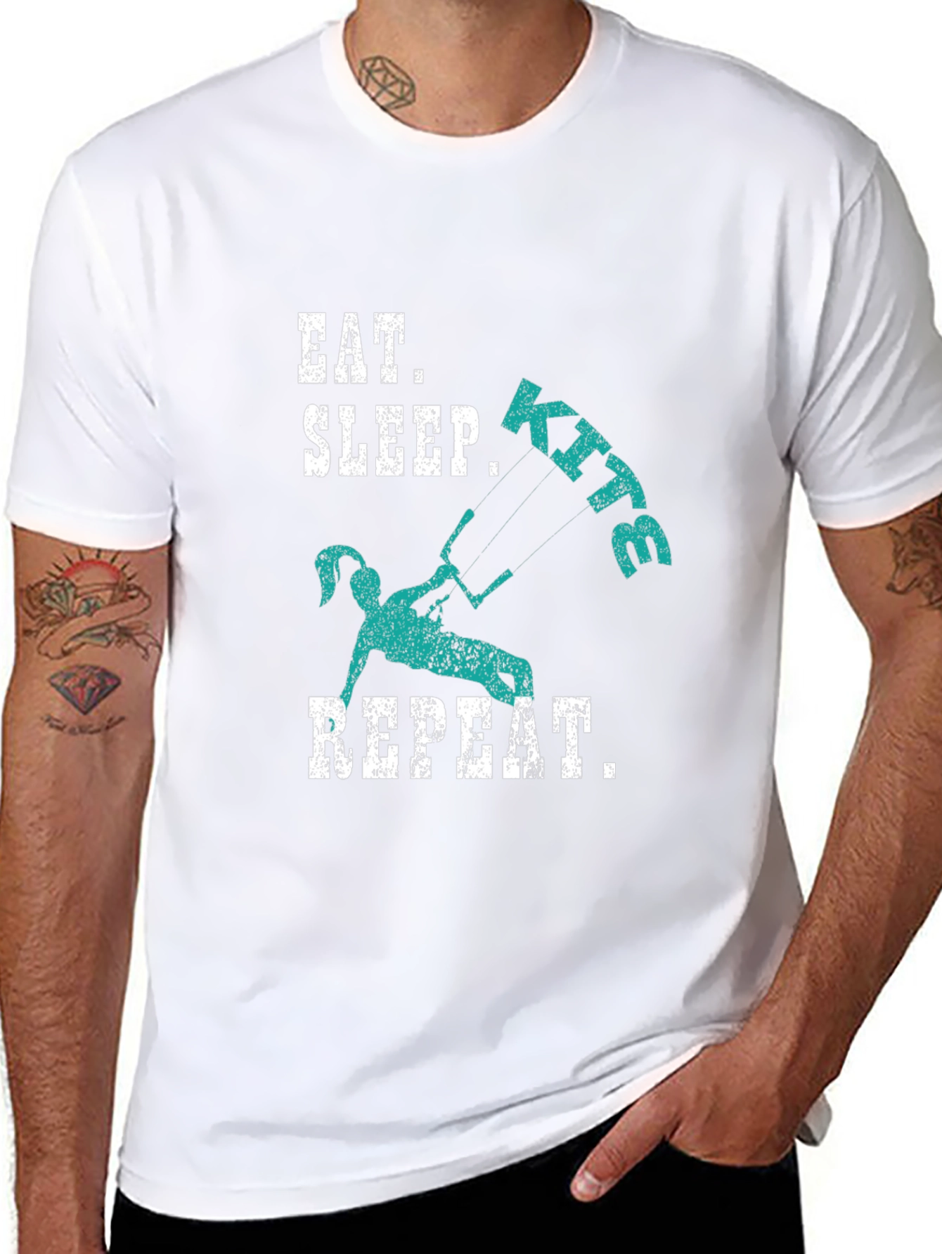 Eat Sleep Kite Repeat T-Shirt
