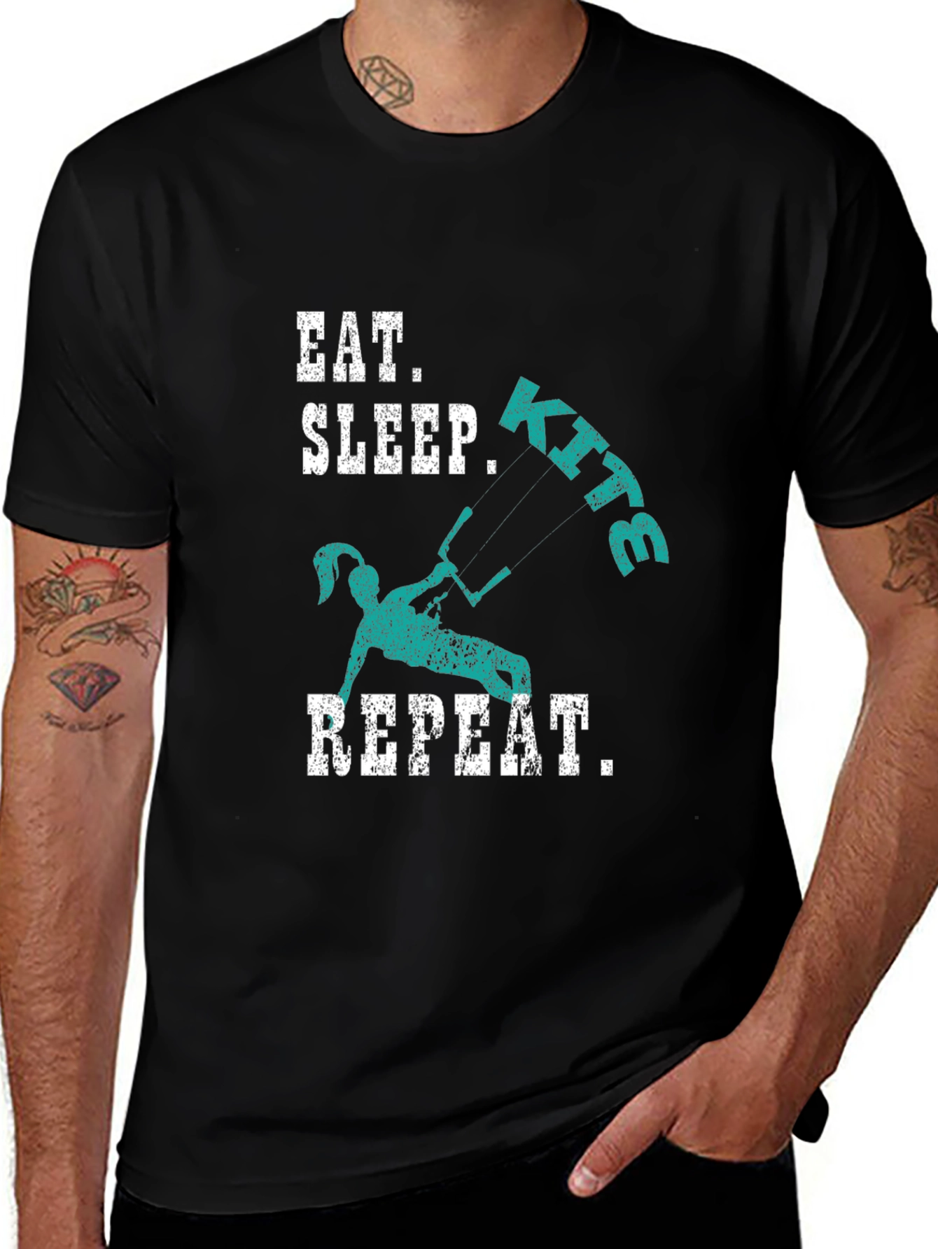 Eat Sleep Kite Repeat T-Shirt