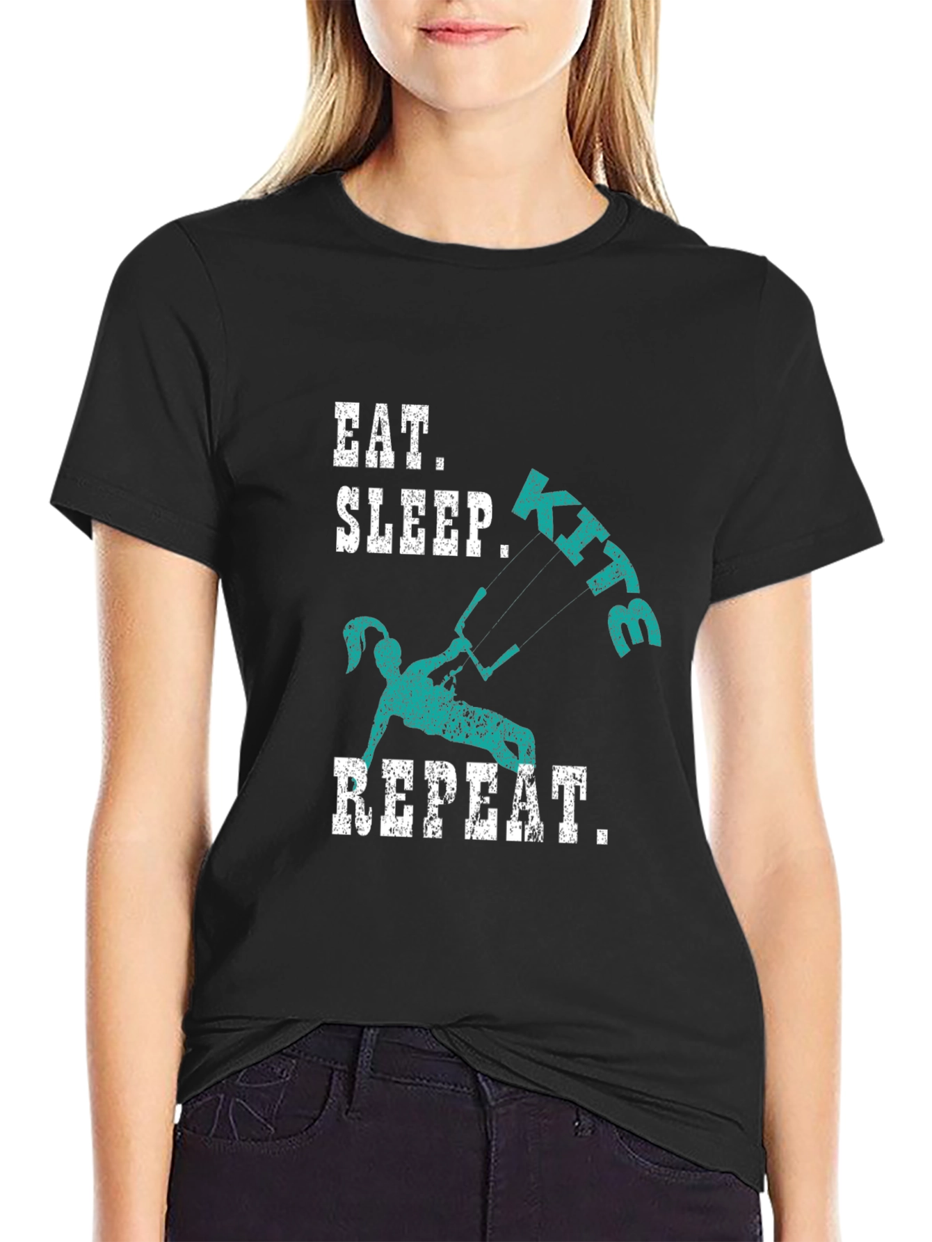 Eat Sleep Kite Repeat T-Shirt