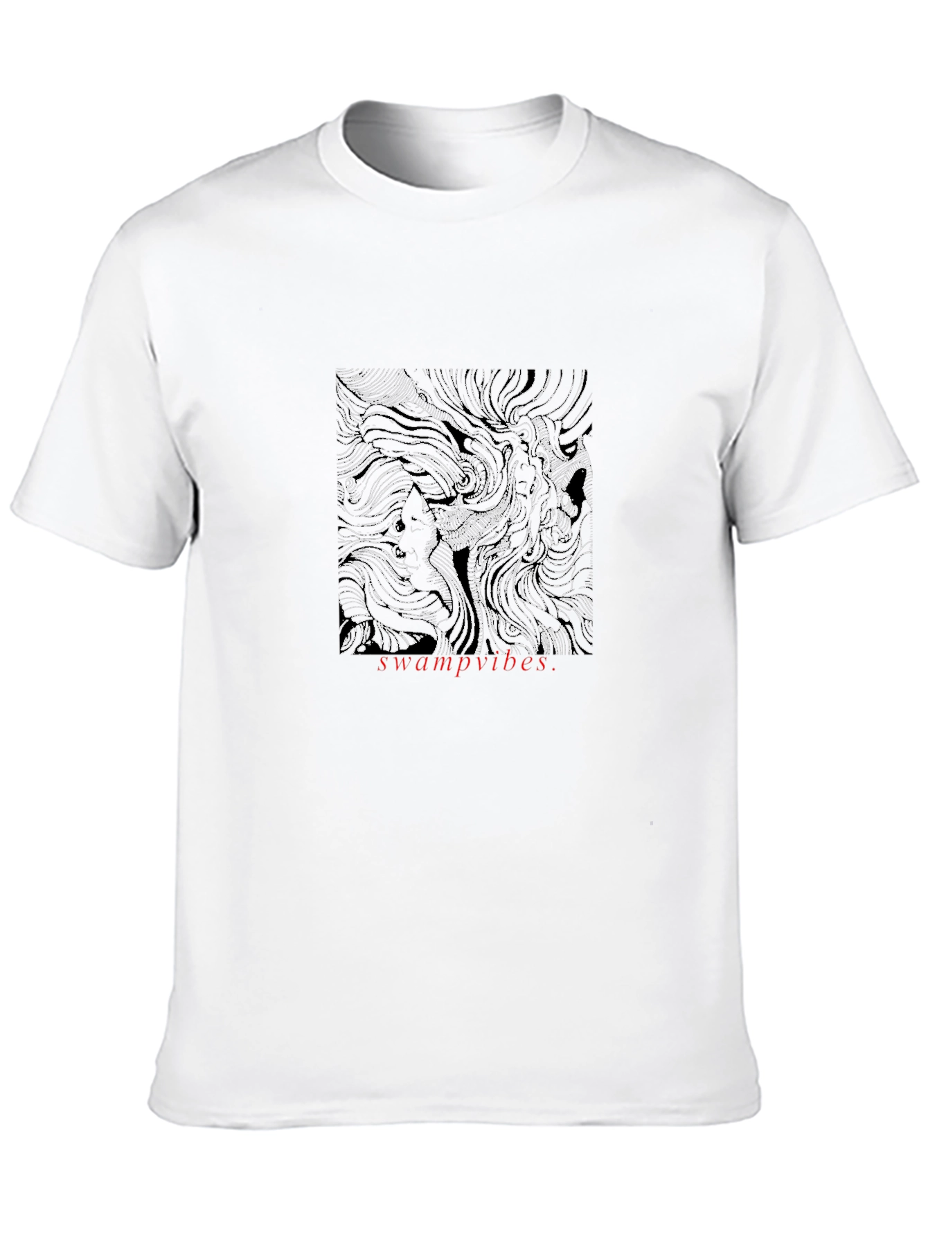 Swamp Vibes Graphic T-Shirt - Modern Art Tee