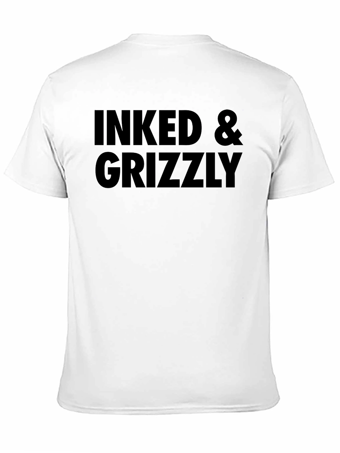 Inked & Grizzly Black Graphic Tee