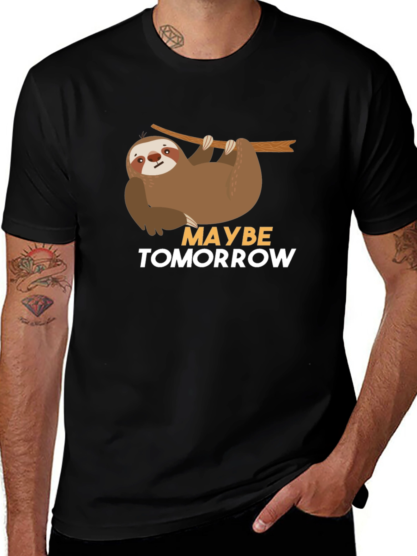 Sloth Maybe Tomorrow T-Shirt