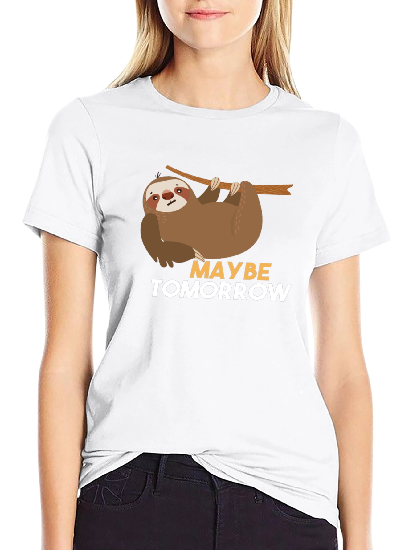 Sloth Maybe Tomorrow T-Shirt