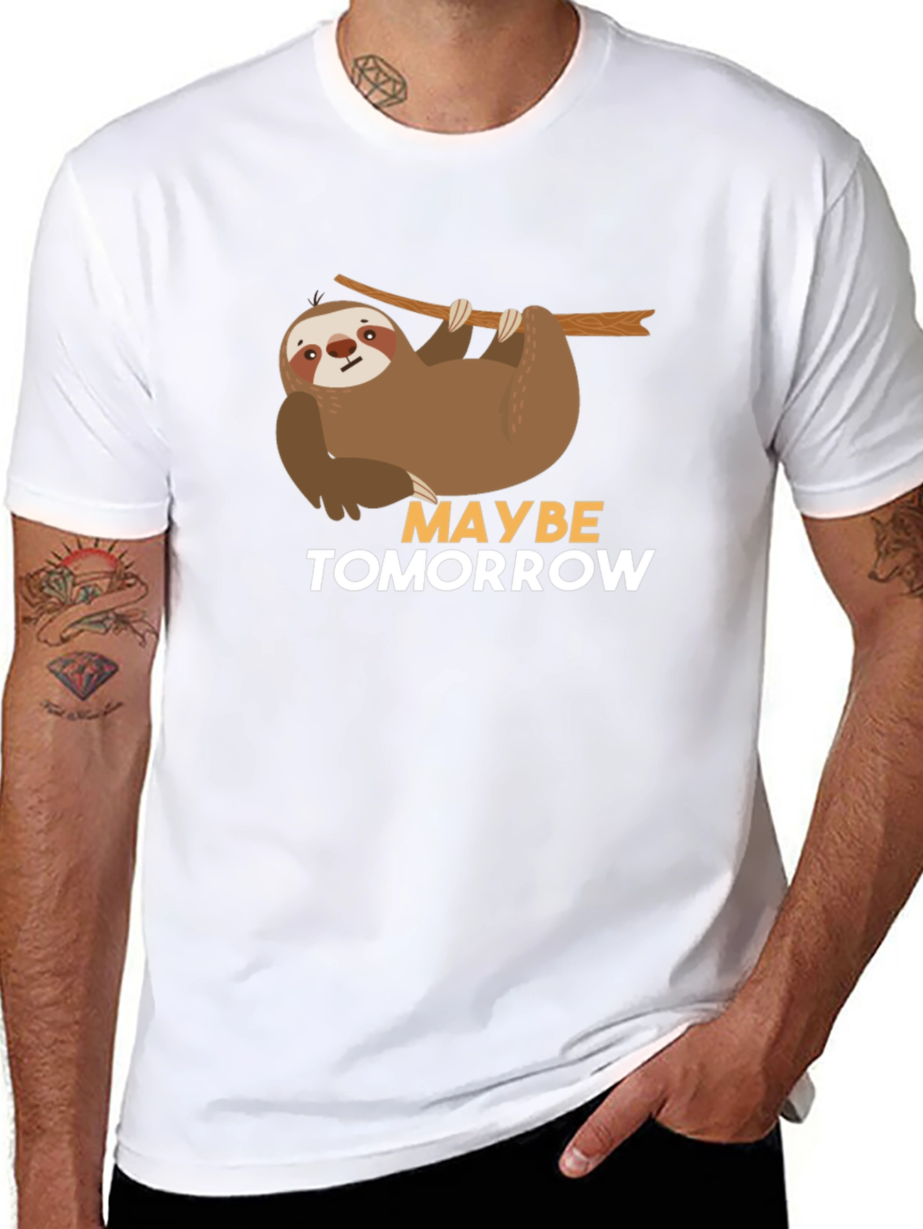 Sloth Maybe Tomorrow T-Shirt