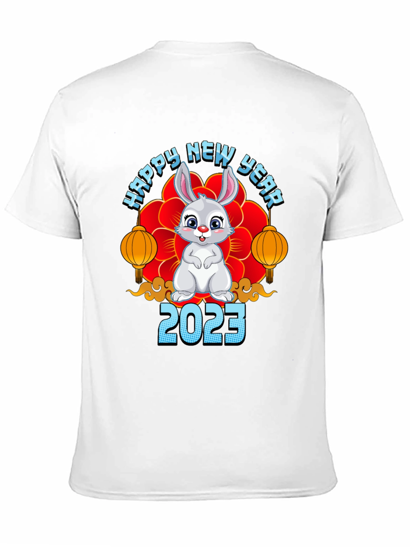 Happy New Year 2023 Rabbit Graphic Tee