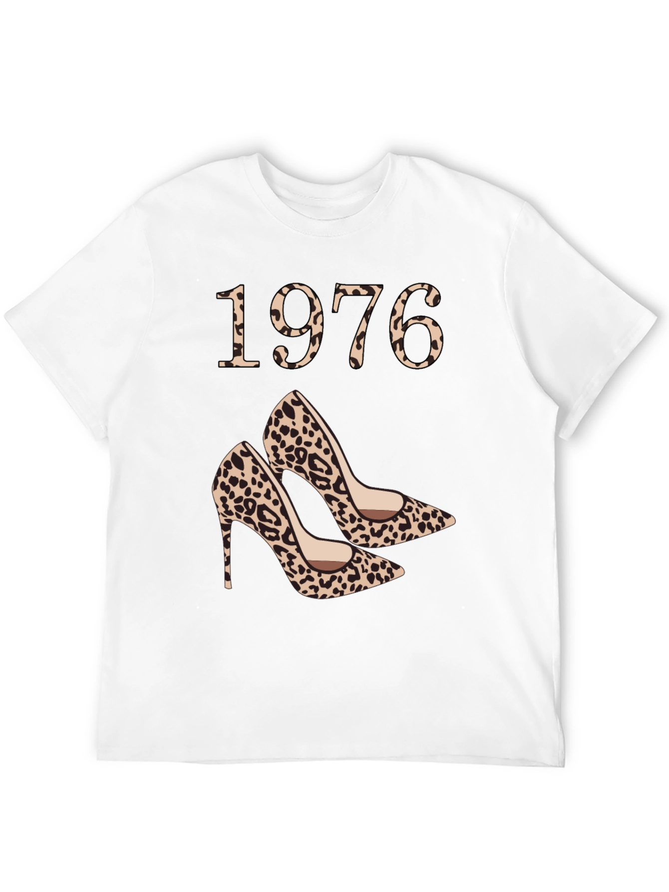 Leopard Print 1976 Stiletto T-Shirt