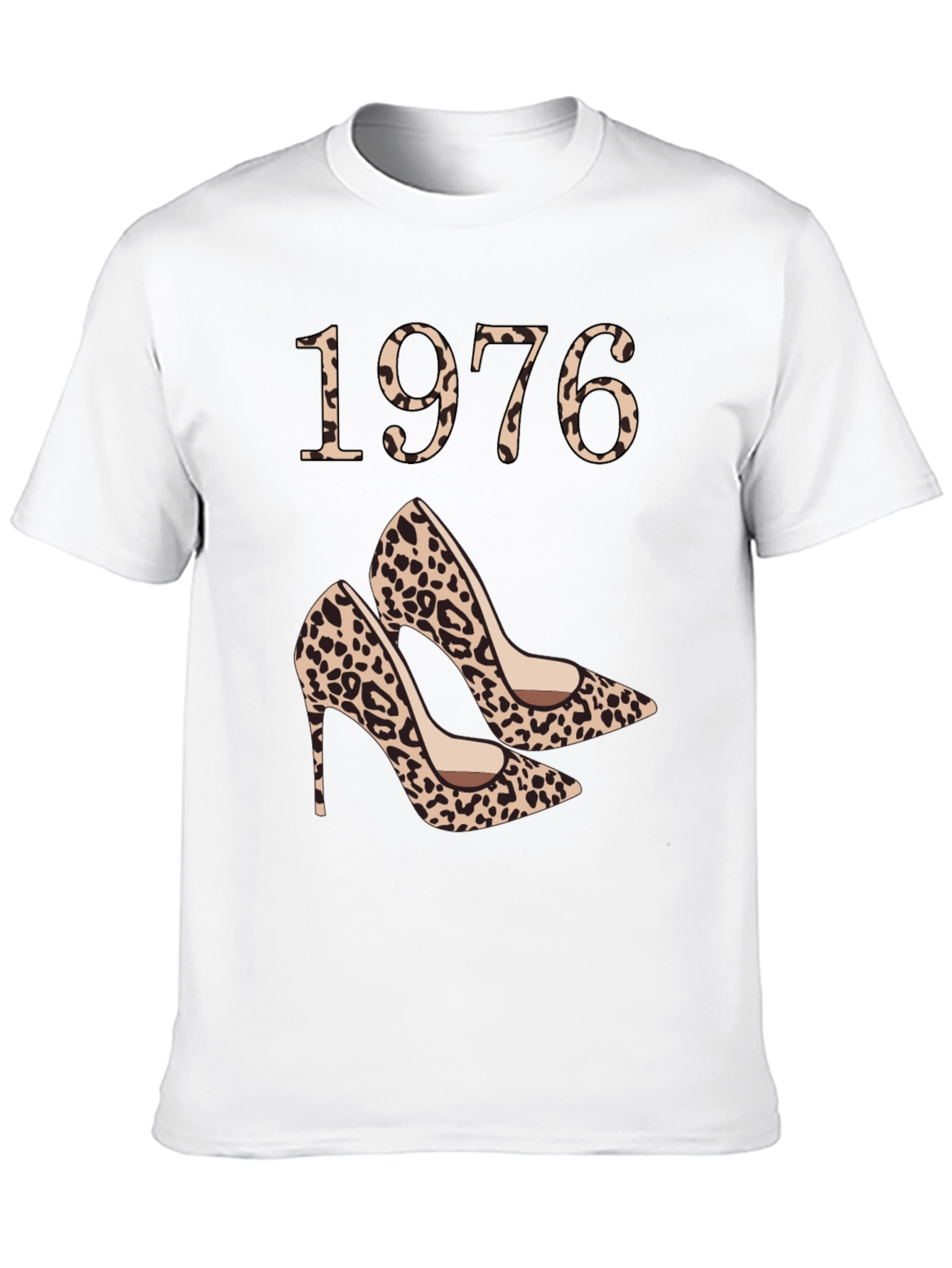 Leopard Print 1976 Stiletto T-Shirt