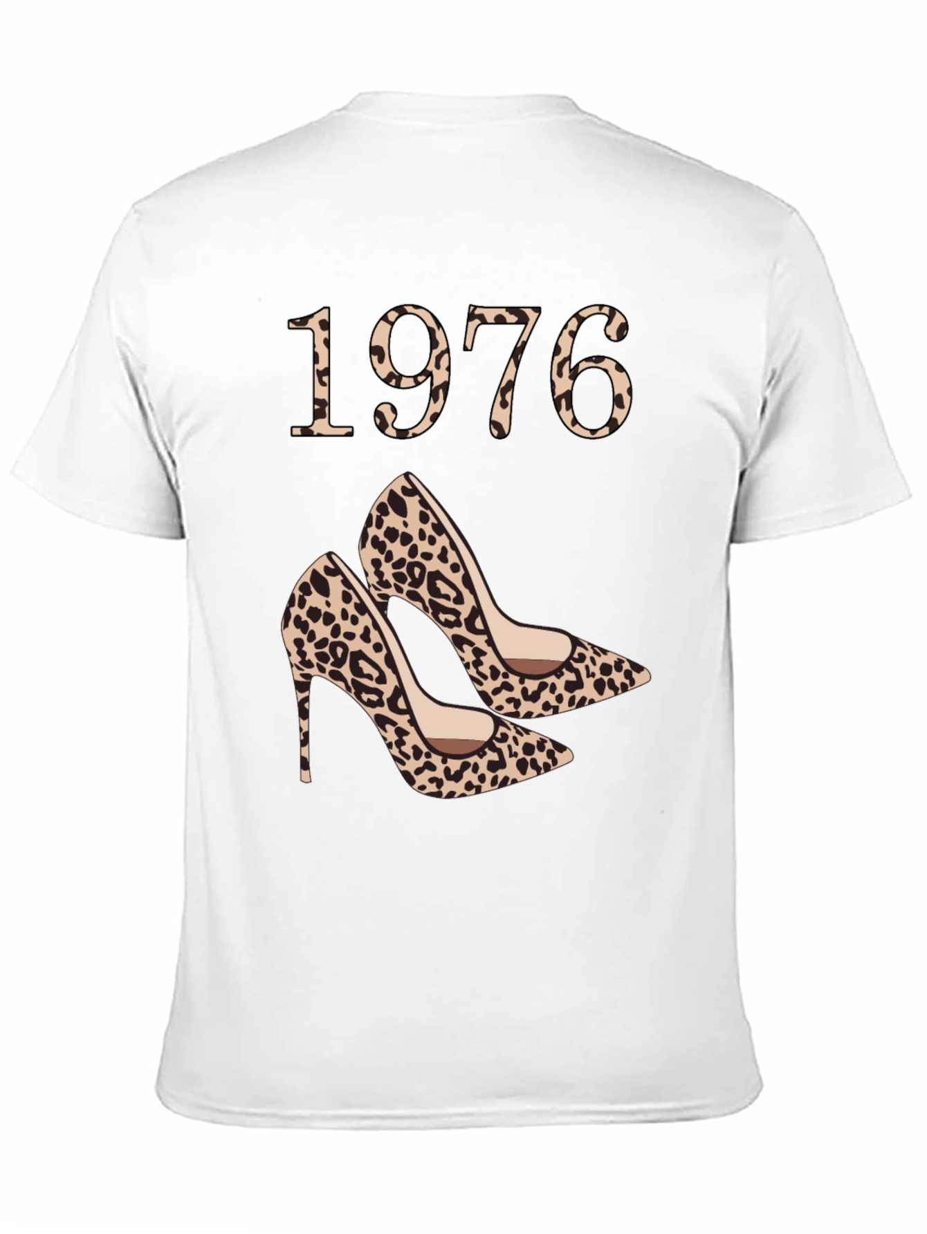 Leopard Print 1976 Stiletto T-Shirt
