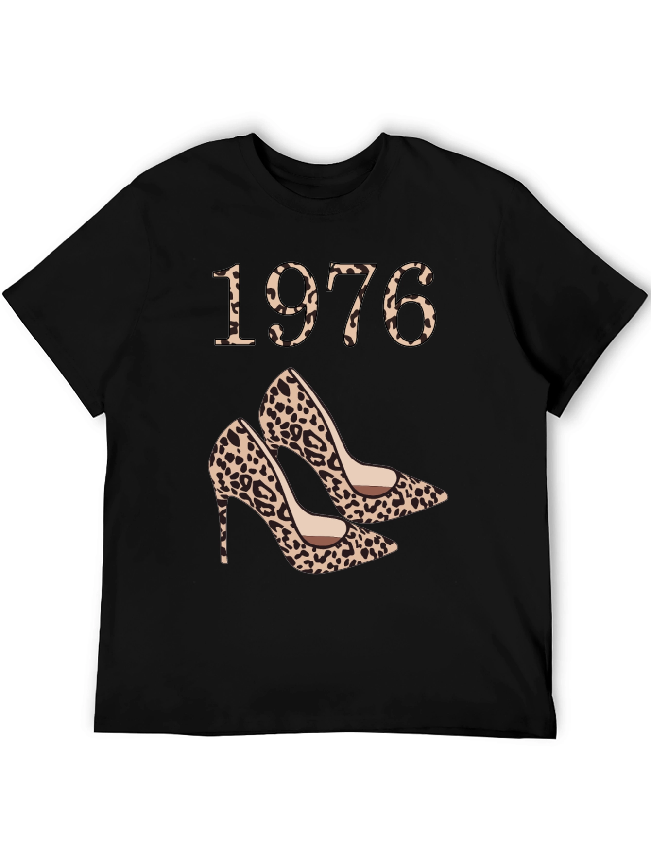 Leopard Print 1976 Stiletto T-Shirt